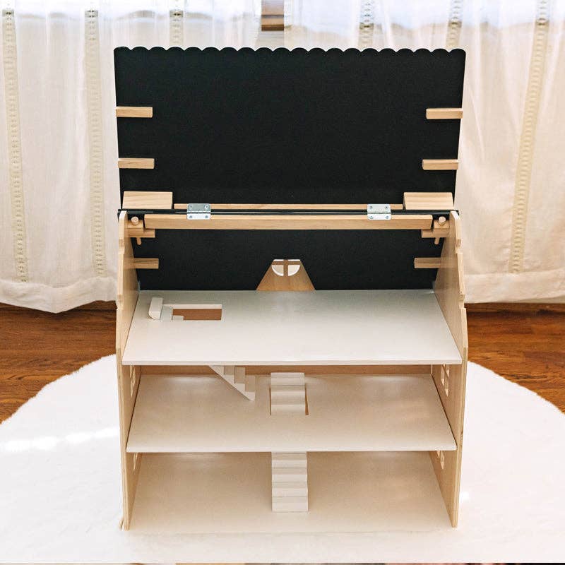 Large Wooden Dollhouse - Wonder & Wise by Asweets