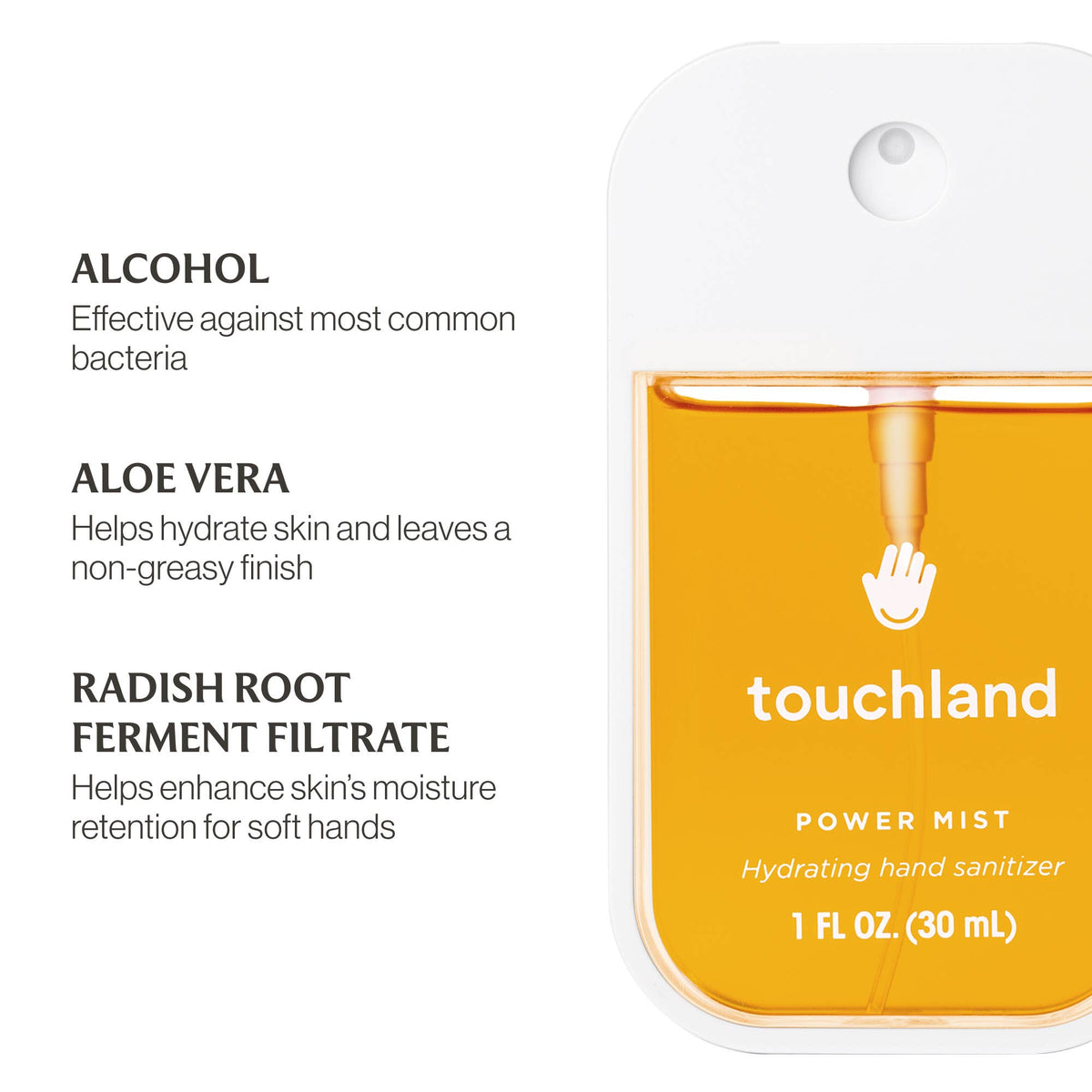 Citrus Grove Power Mist Hydrating Hand Sanitizer - Touchland