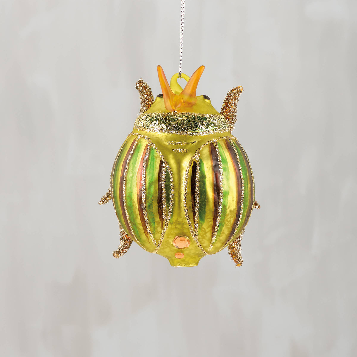 Beetle glass Ornament - Primitives by Kathy