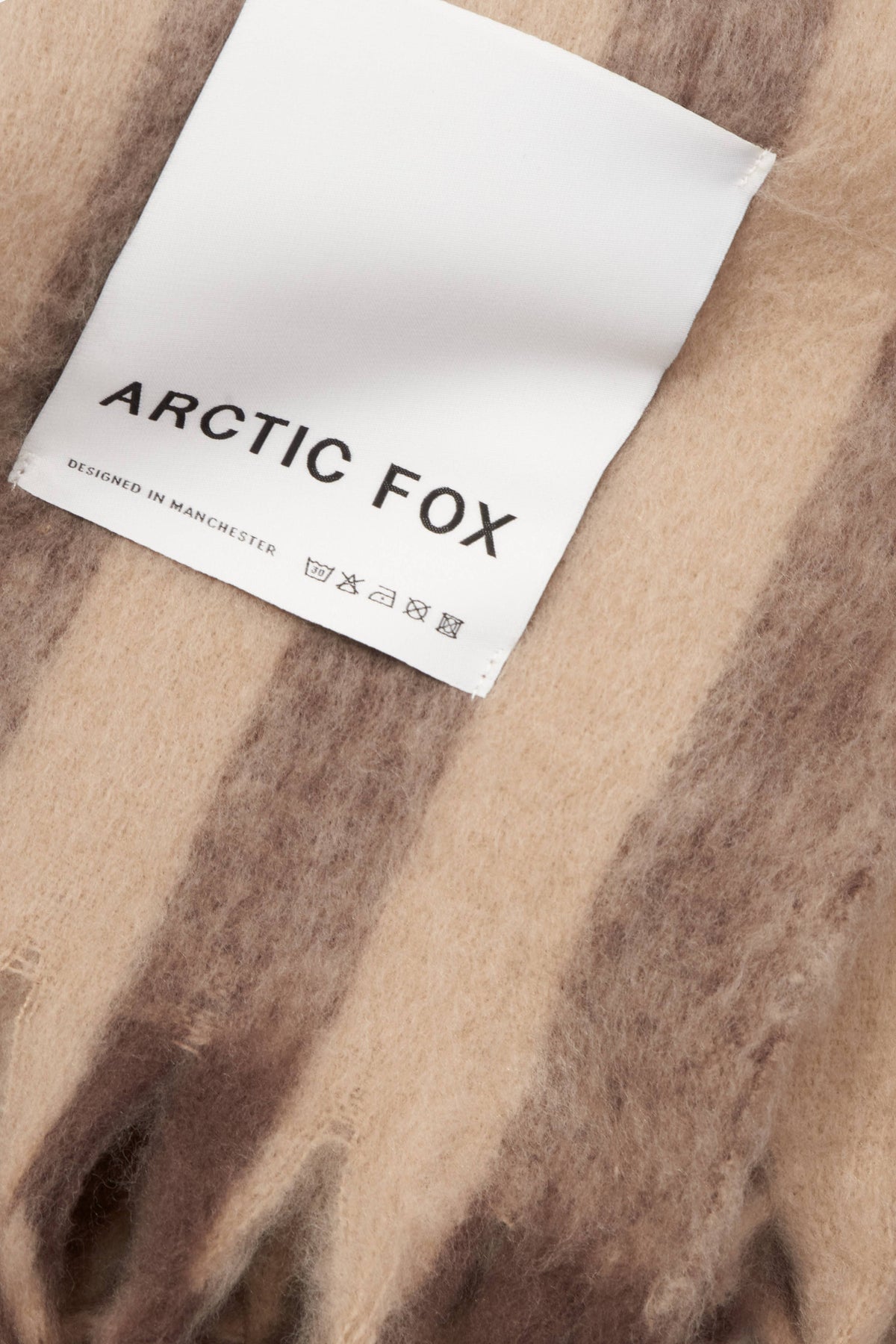 The Wool Stripe Throw - Burnt Umber Stripe - Arctic Fox & Co. - North America - FW26