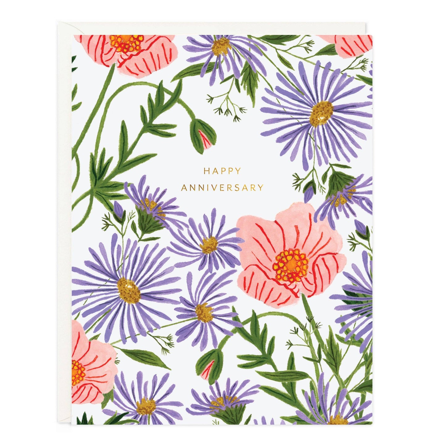 Poppy Anniversary Card