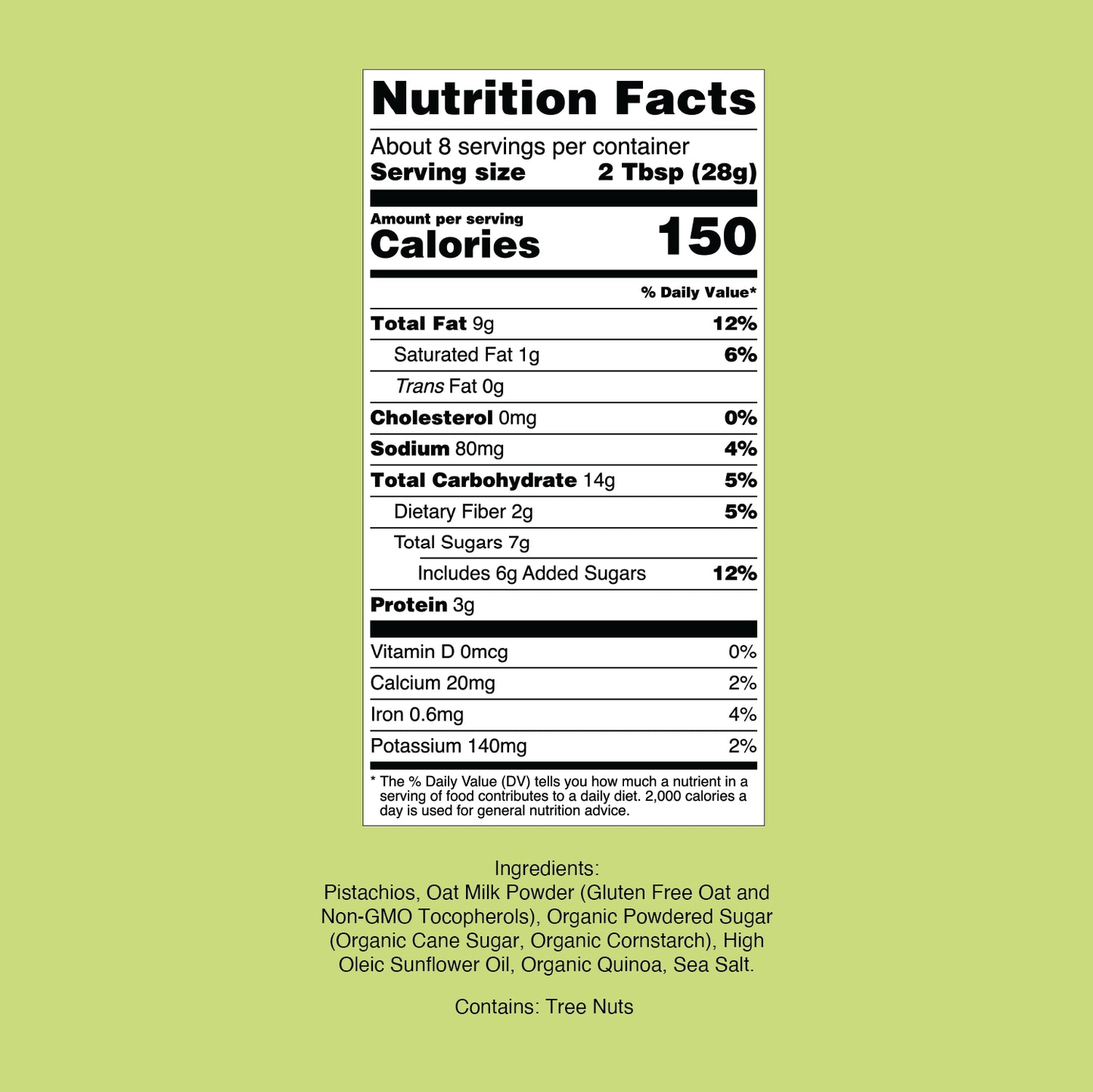 Crunchy Pistachio Spread