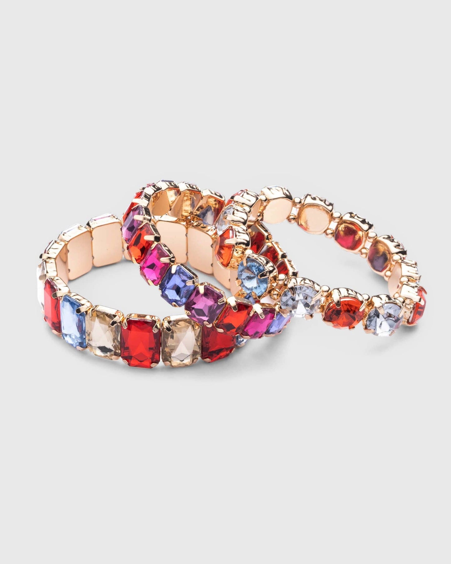 Rainbow Gem Bracelet Set - Super Smalls
