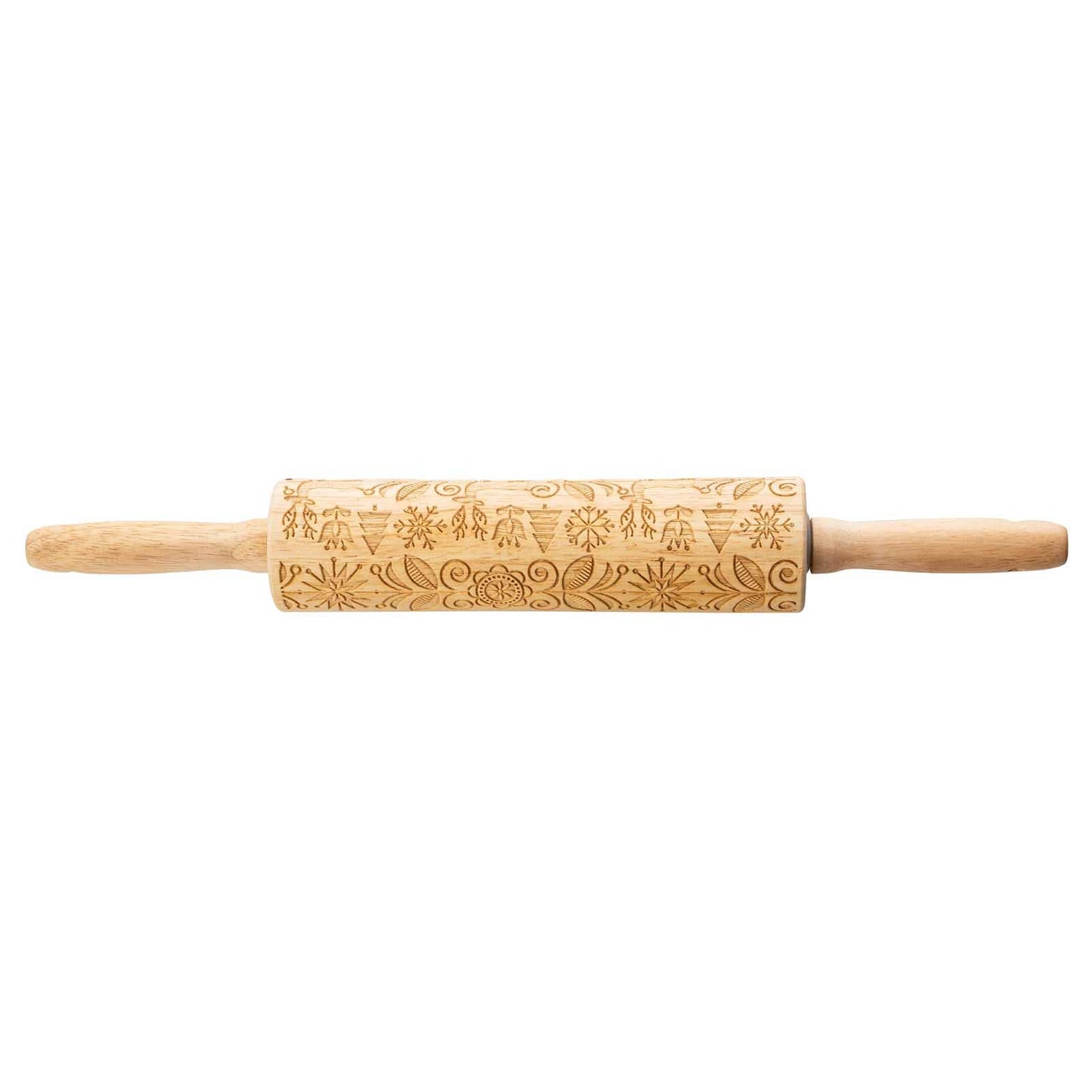 Winter Embossed Rolling Pin