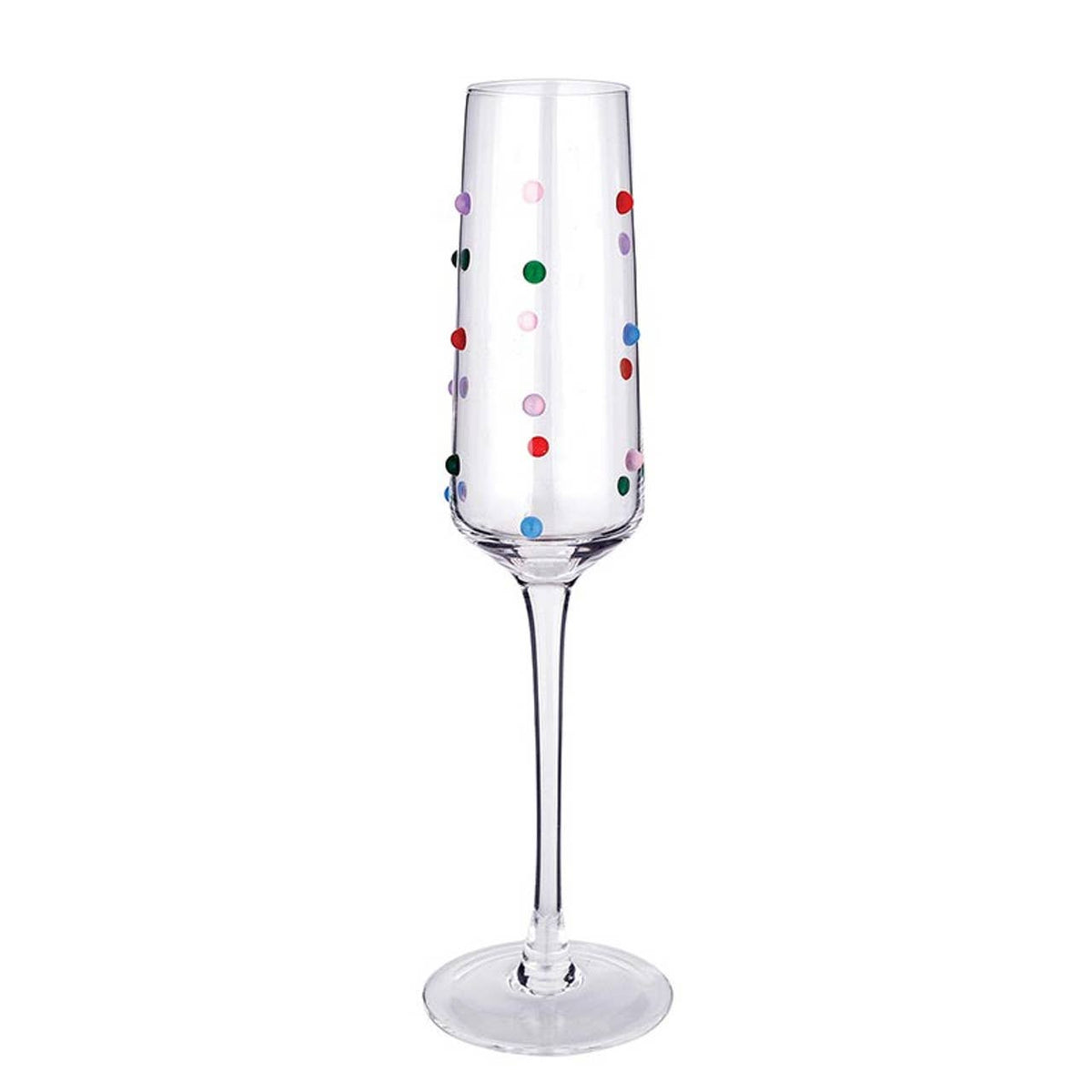 Confetti Beaded Champagne Glass - Slant Collections by Creative Brands