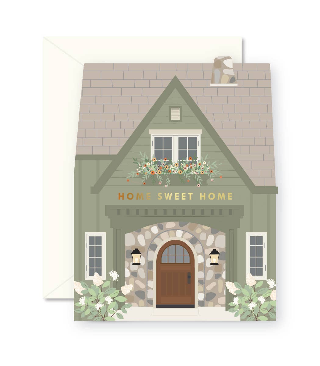 Home Sweet Home folded Greeting Card