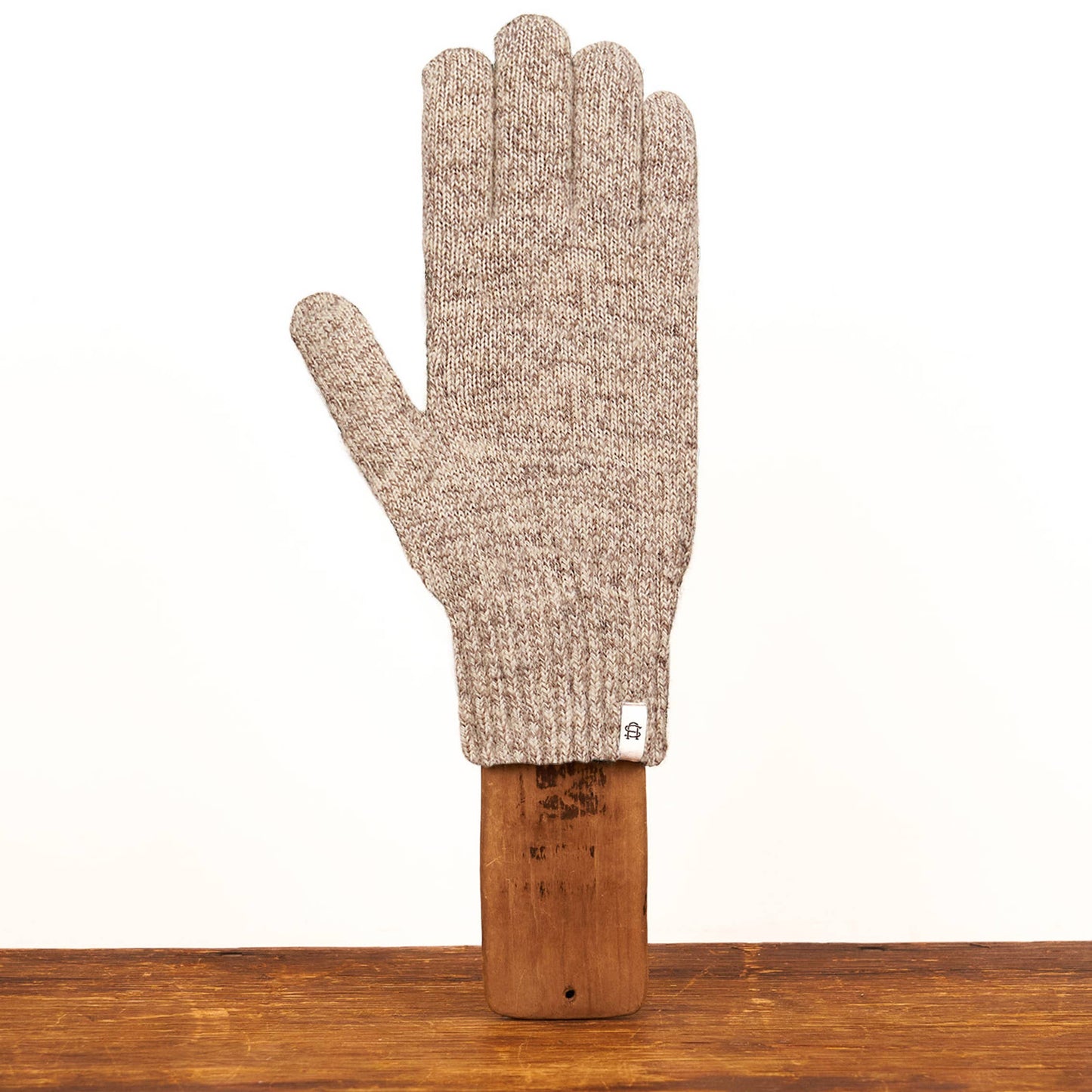 Oatmeal glove - deer lined
