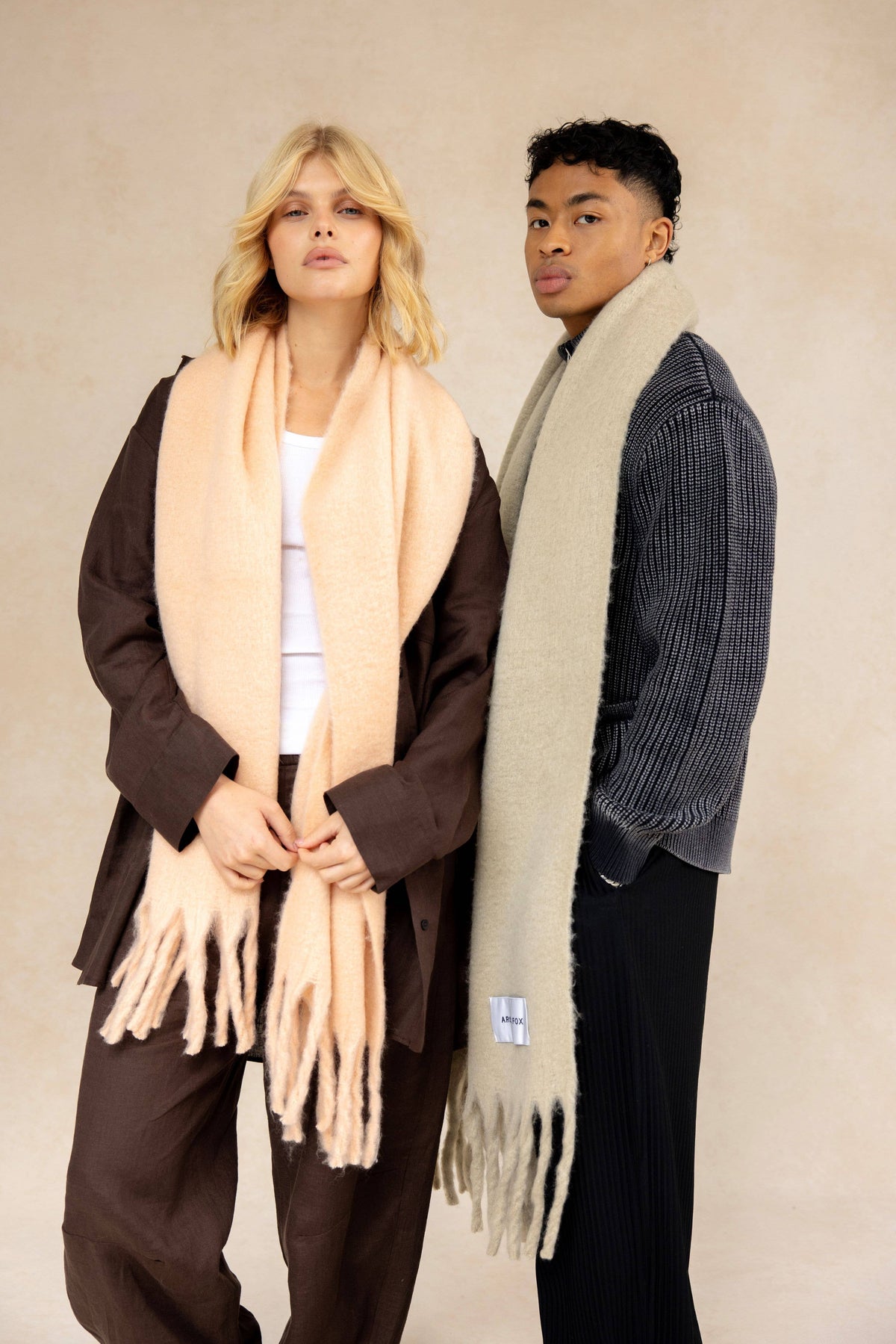 Arctic Fox & Co. - North America - The Stockholm Scarf - 100% Recycled - Pink Clay