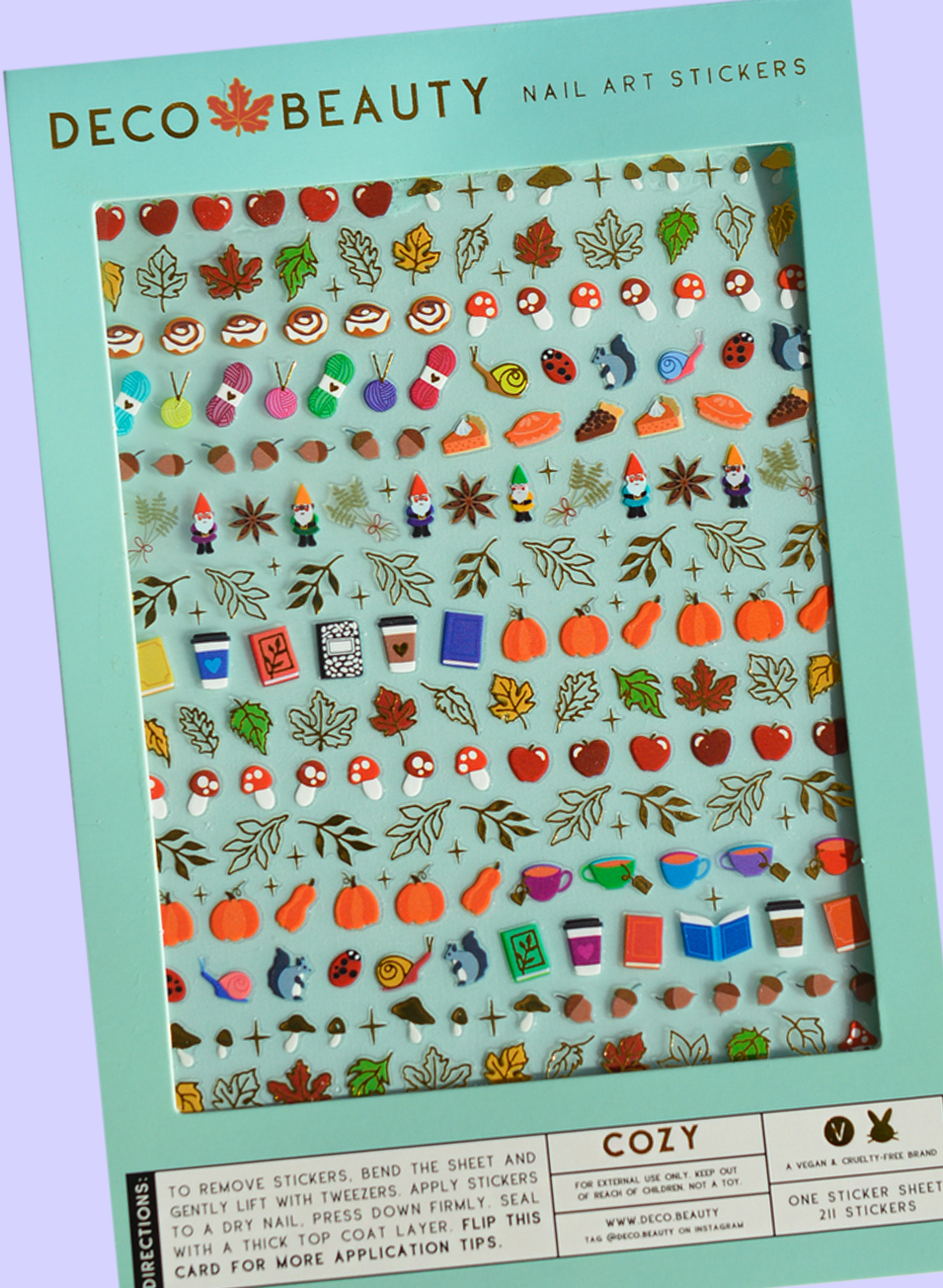 Cozy - Nail Art Stickers