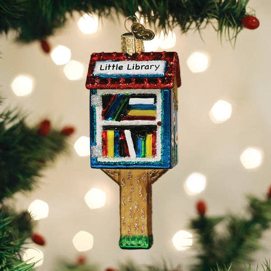 Little Library Ornament - Old World Christmas