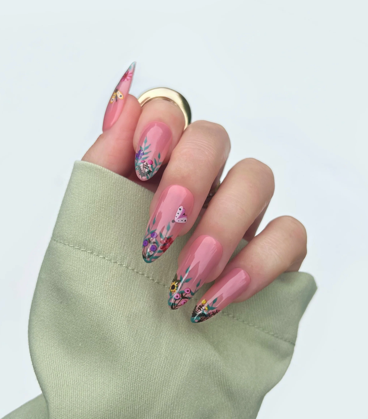 Wildflower - Nail Art Stickers