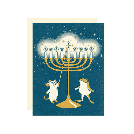 Menorah Hanukkah - Wallflower Paper & Party