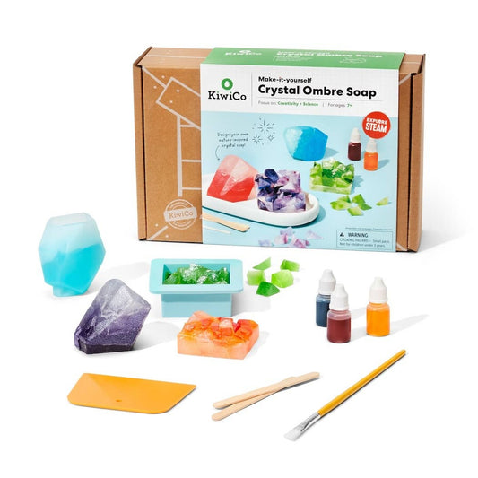 Crystal Geode Soapmaking Kit, DIY Soap Making Kit for Kids - Kiwi Co