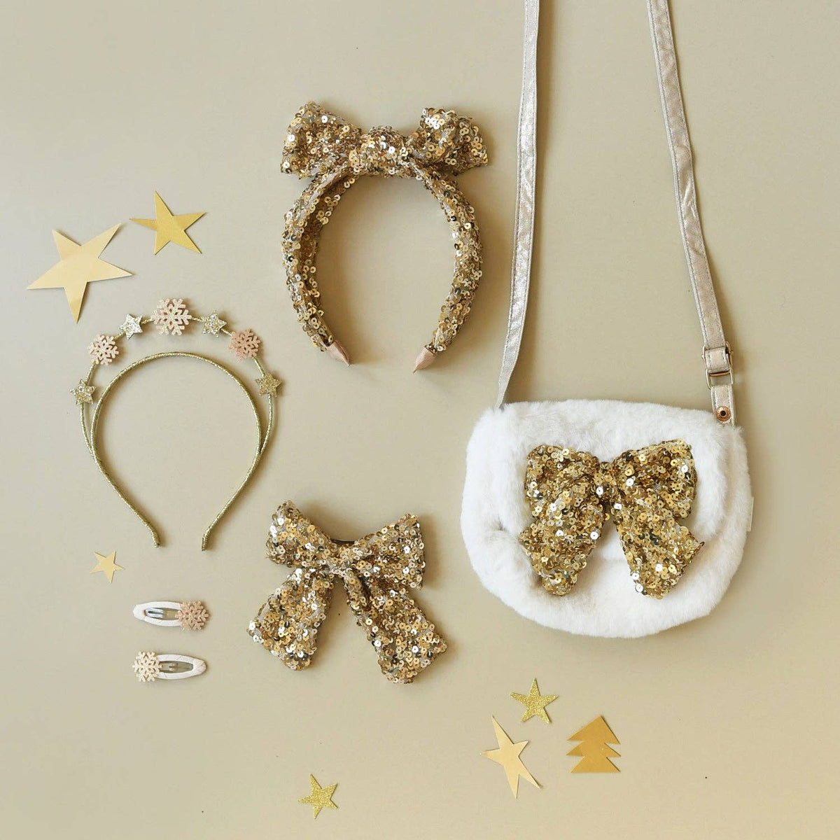 Bedazzle Sequin Bow Headband - Rockahula Kids US