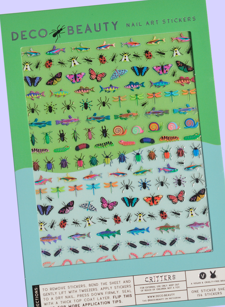 CRITTERS Deco Beauty - Nail Art Stickers