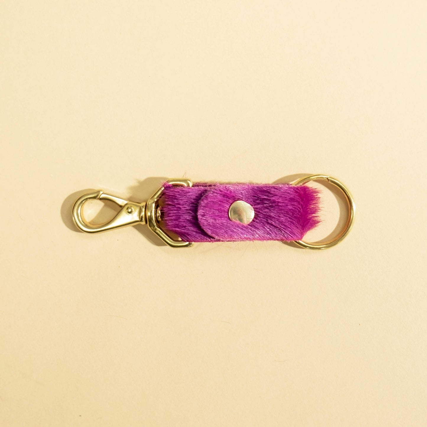 Primecut - Keychain - Fuchsia Hair on Hide