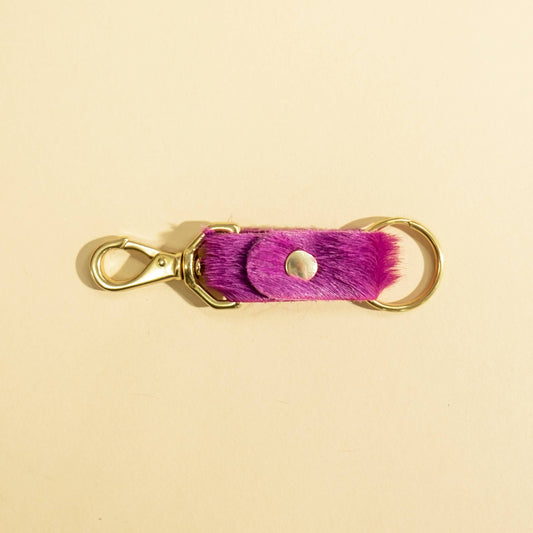 Primecut - Keychain - Fuchsia Hair on Hide