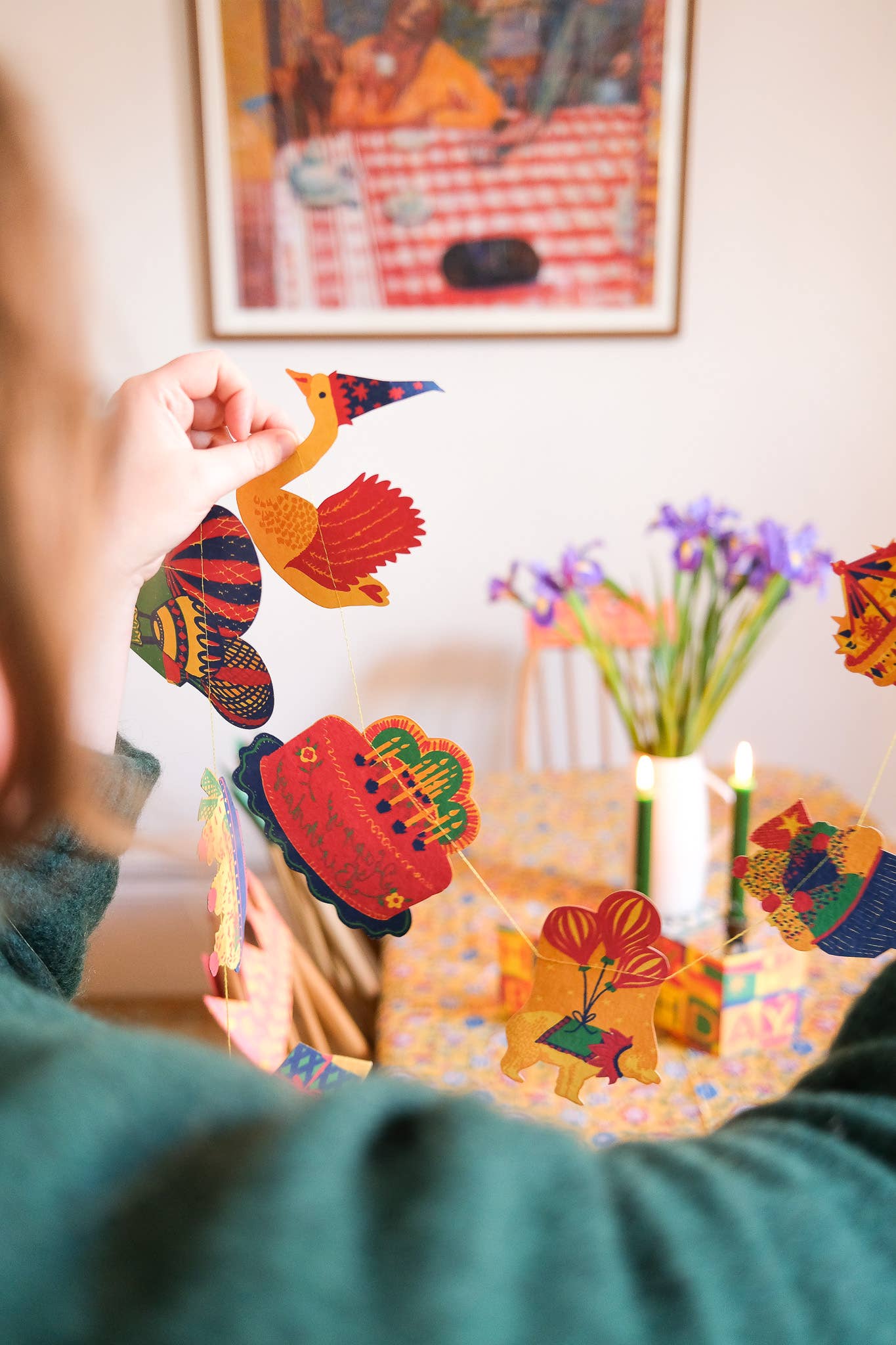BIRTHDAY PARTY SEWN GARLAND