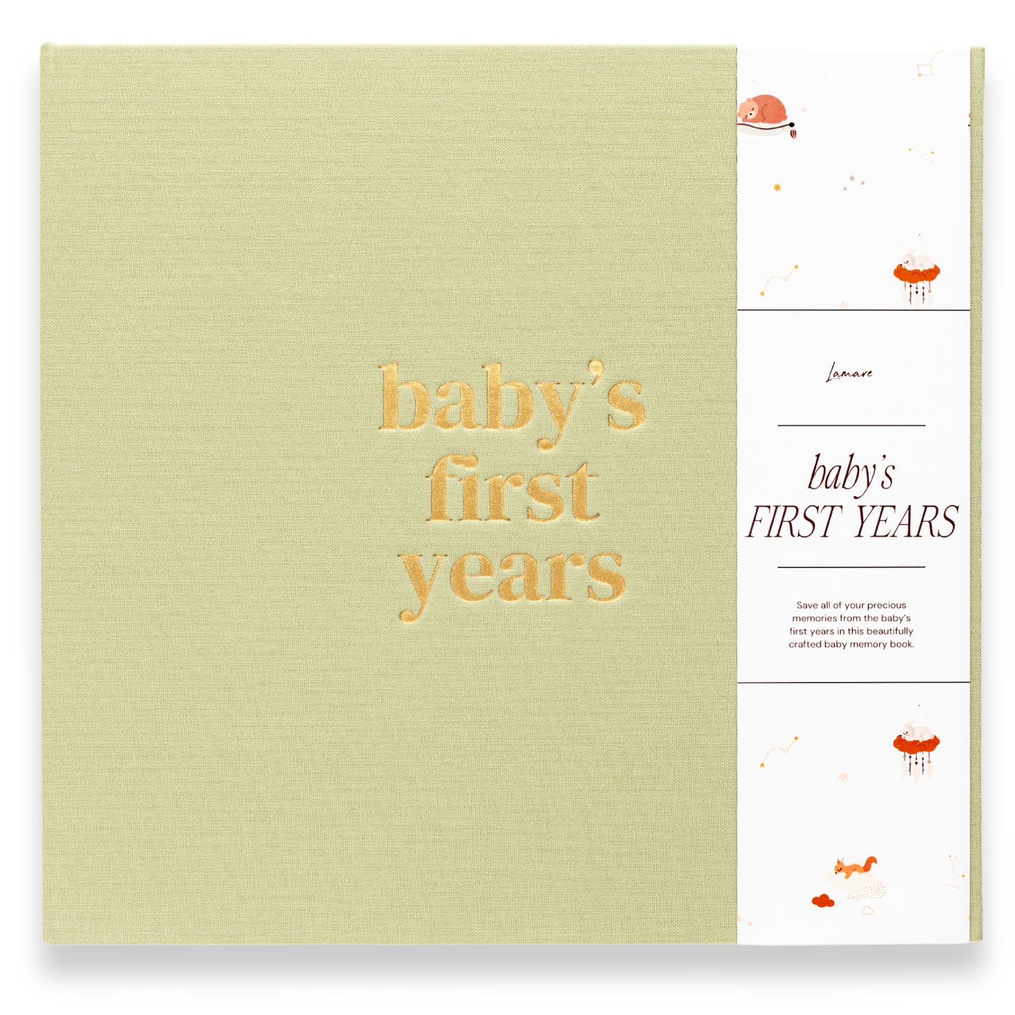 Baby Memory & Milestone Book – First Year Keepsake