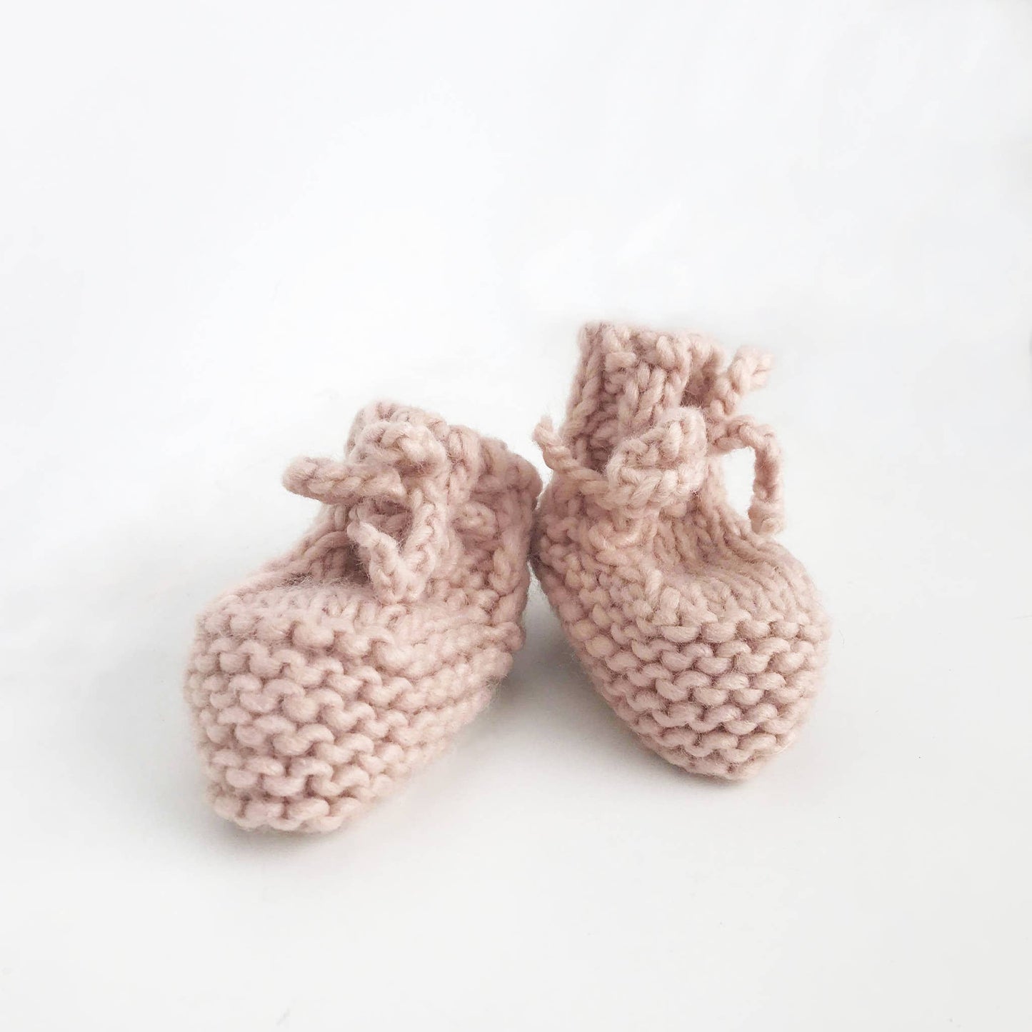 Pink Newborn Booties