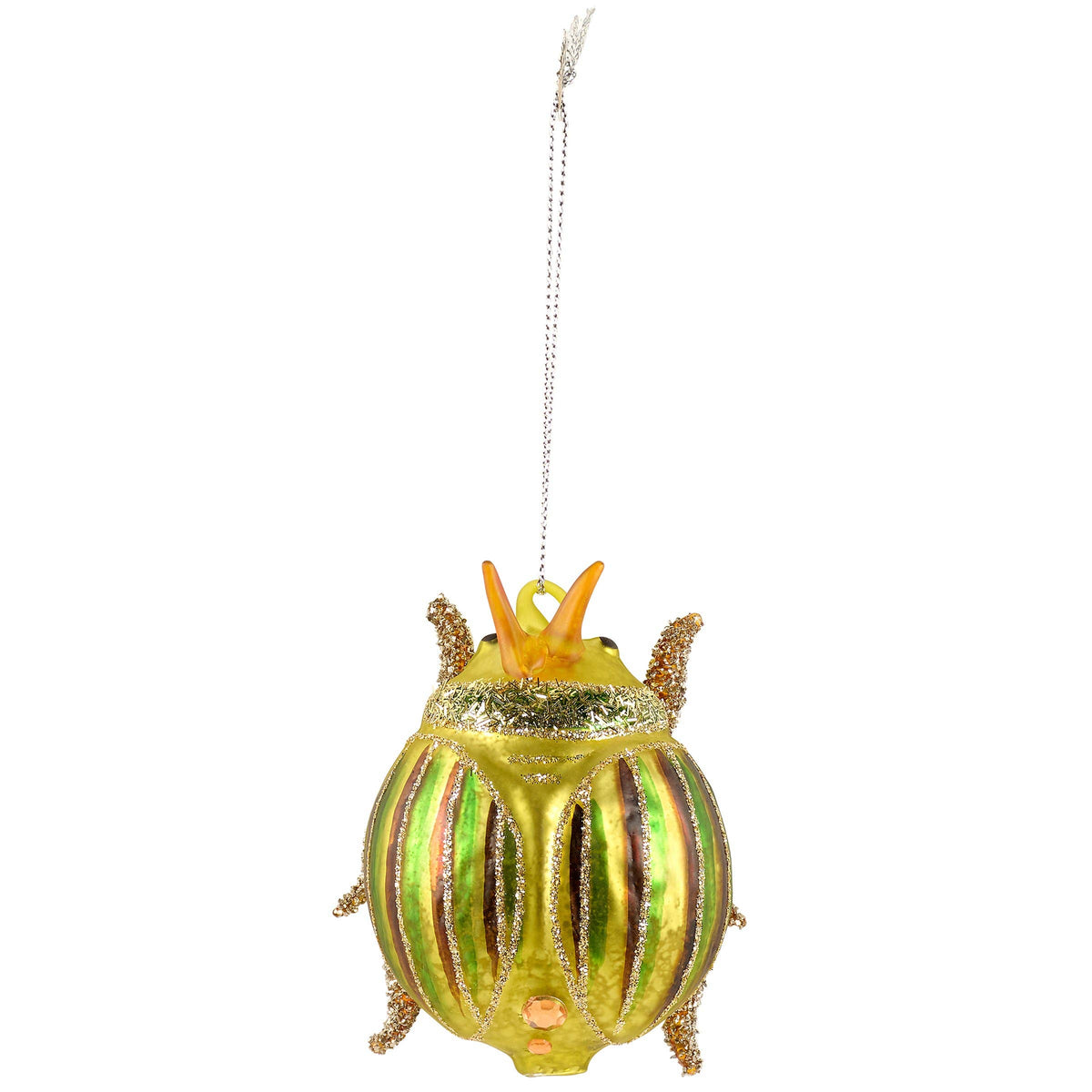 Beetle glass Ornament - Primitives by Kathy