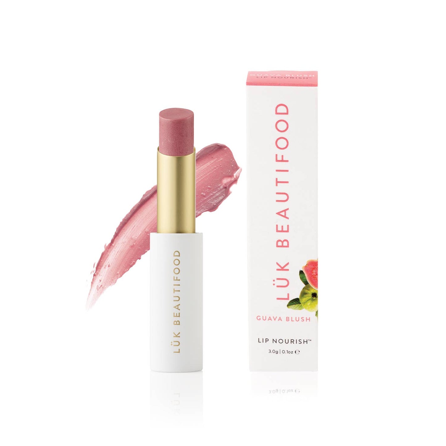 Guava Blush LÜK BEAUTIFOOD - Lip Nourish™ Sheer Lipstick