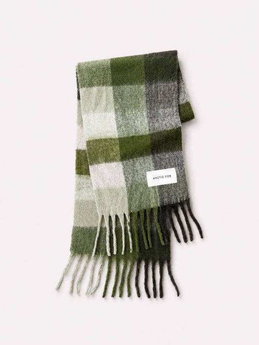 Mossy Greens Reykjavik Scarf - Arctic Fox & Co. - North America - The Reykjavik Scarf - 100% Recycled -  FW26