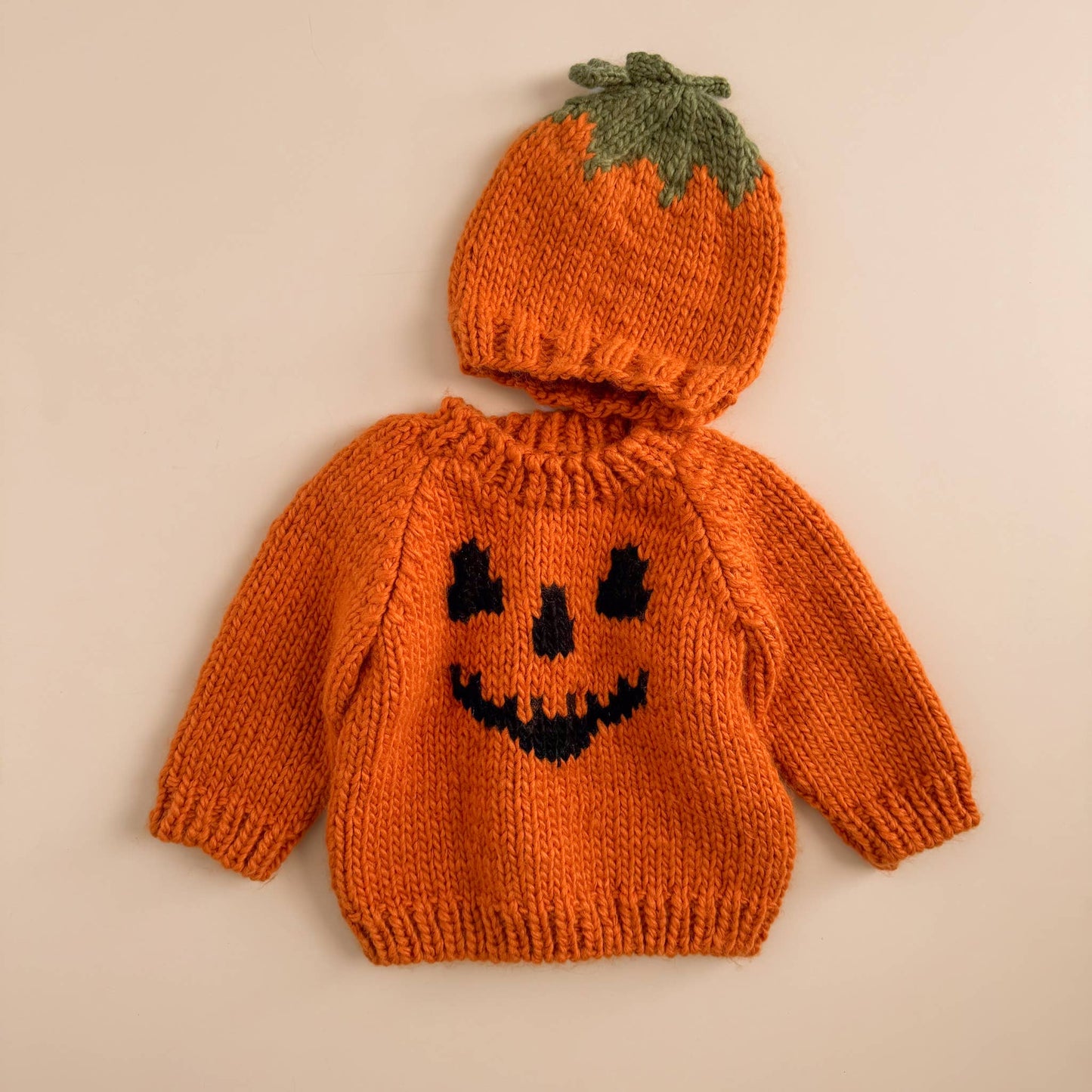 Pumpkin Hat Baby Beanie - The Blueberry Hill