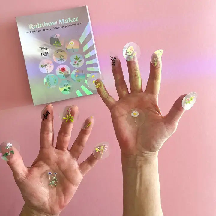 Rainbow maker sticker - Stay Wild (8 mini stickers)