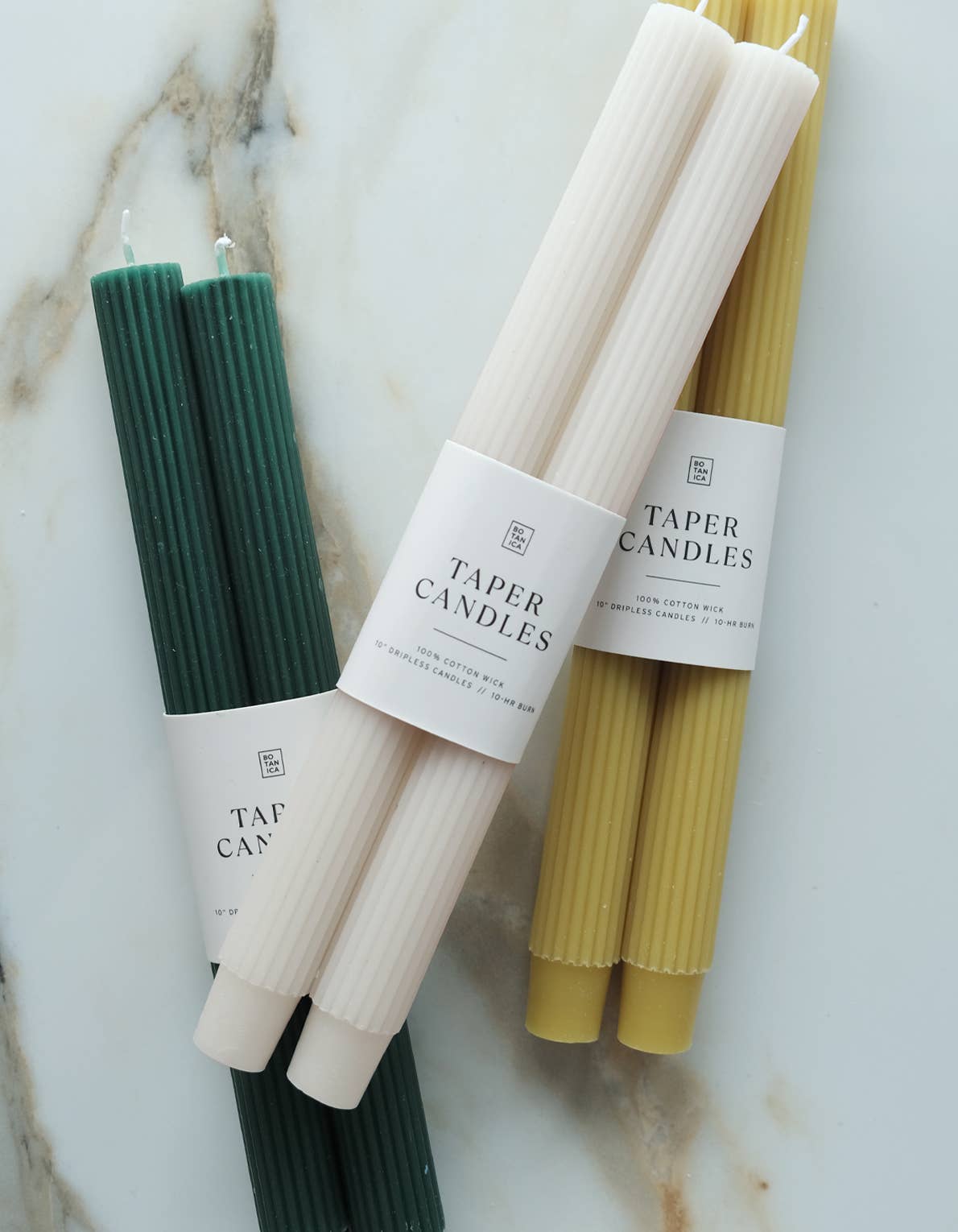 Neutral, Taper Candle Pair
