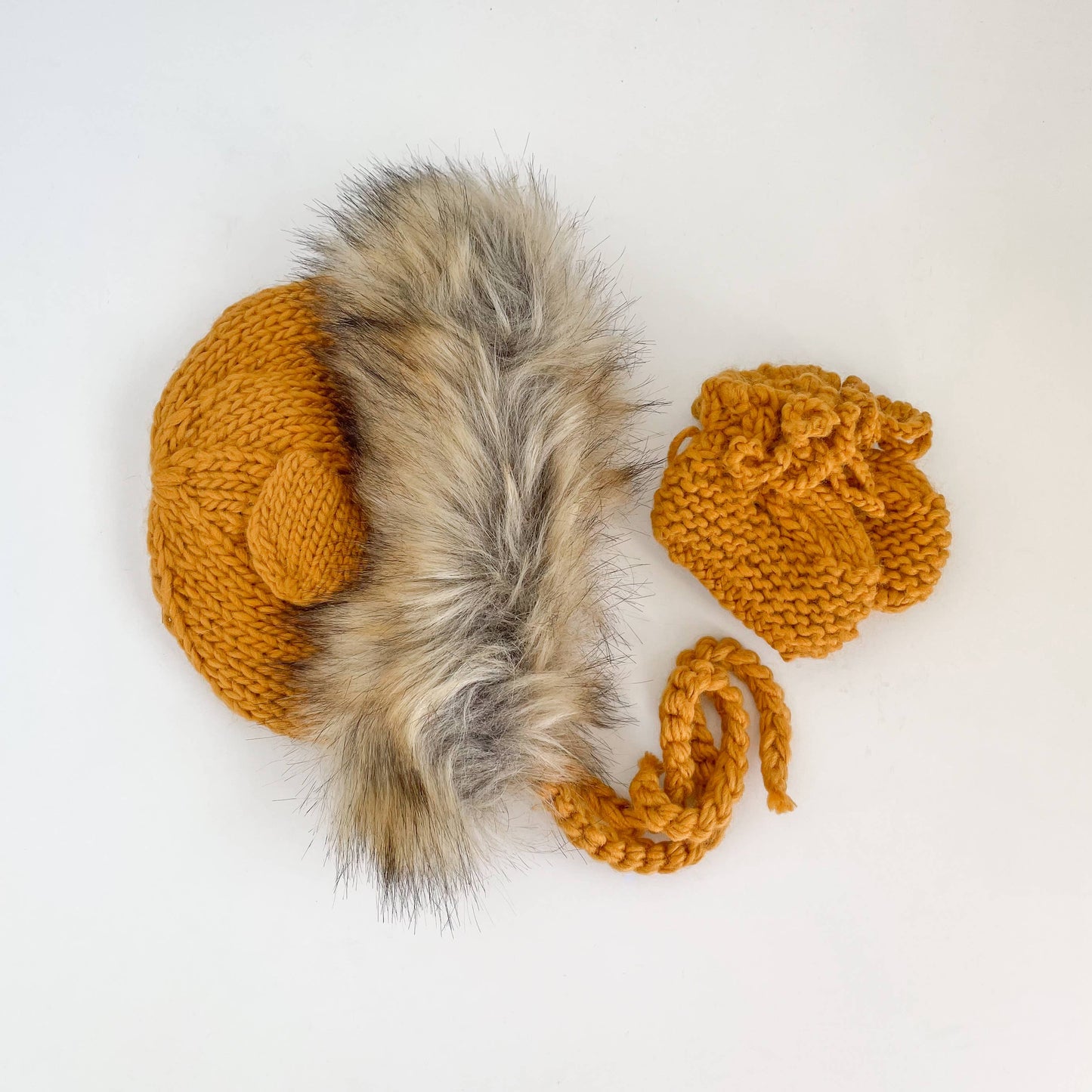 Lion Hat and Booties Set