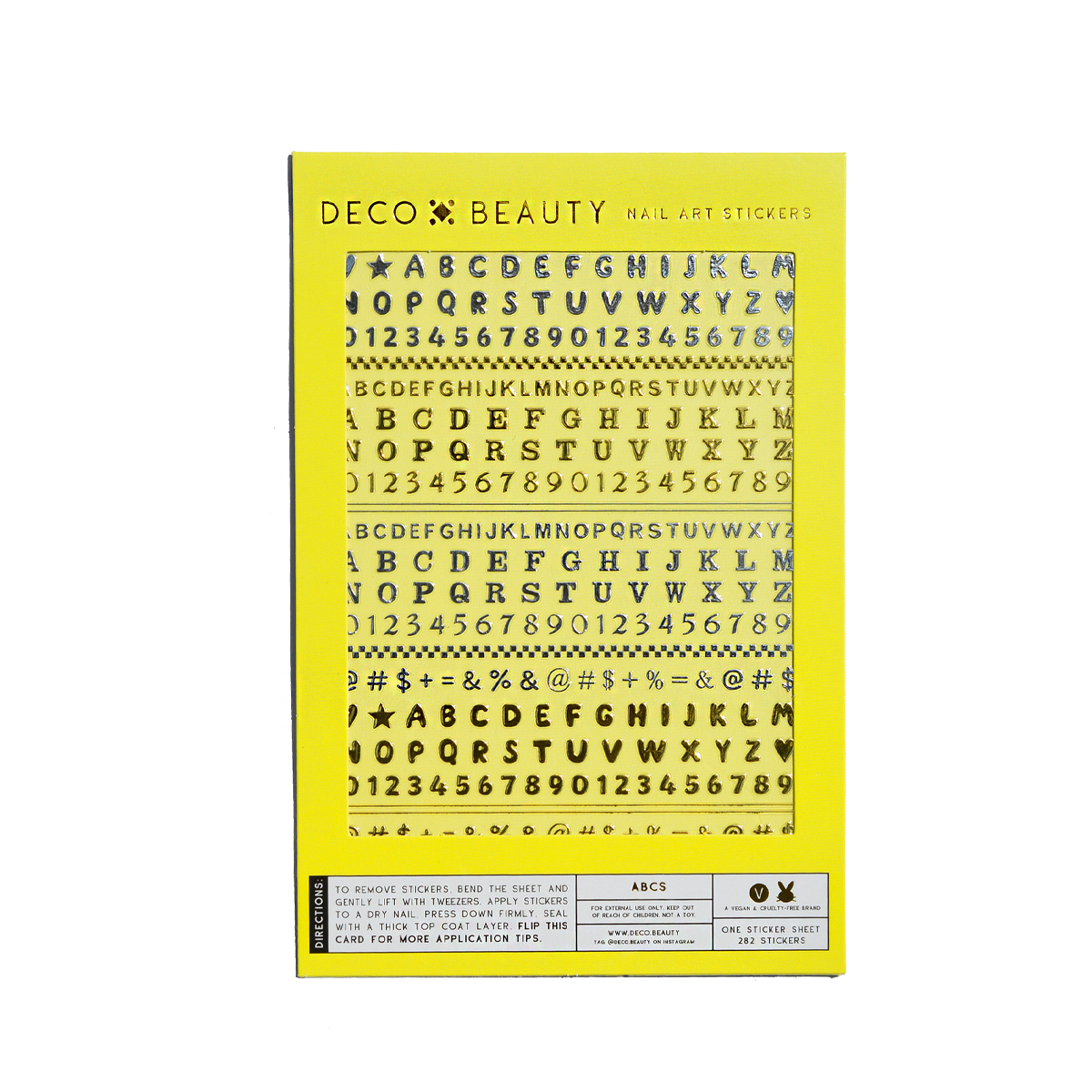 ABCs - Nail Art Stickers