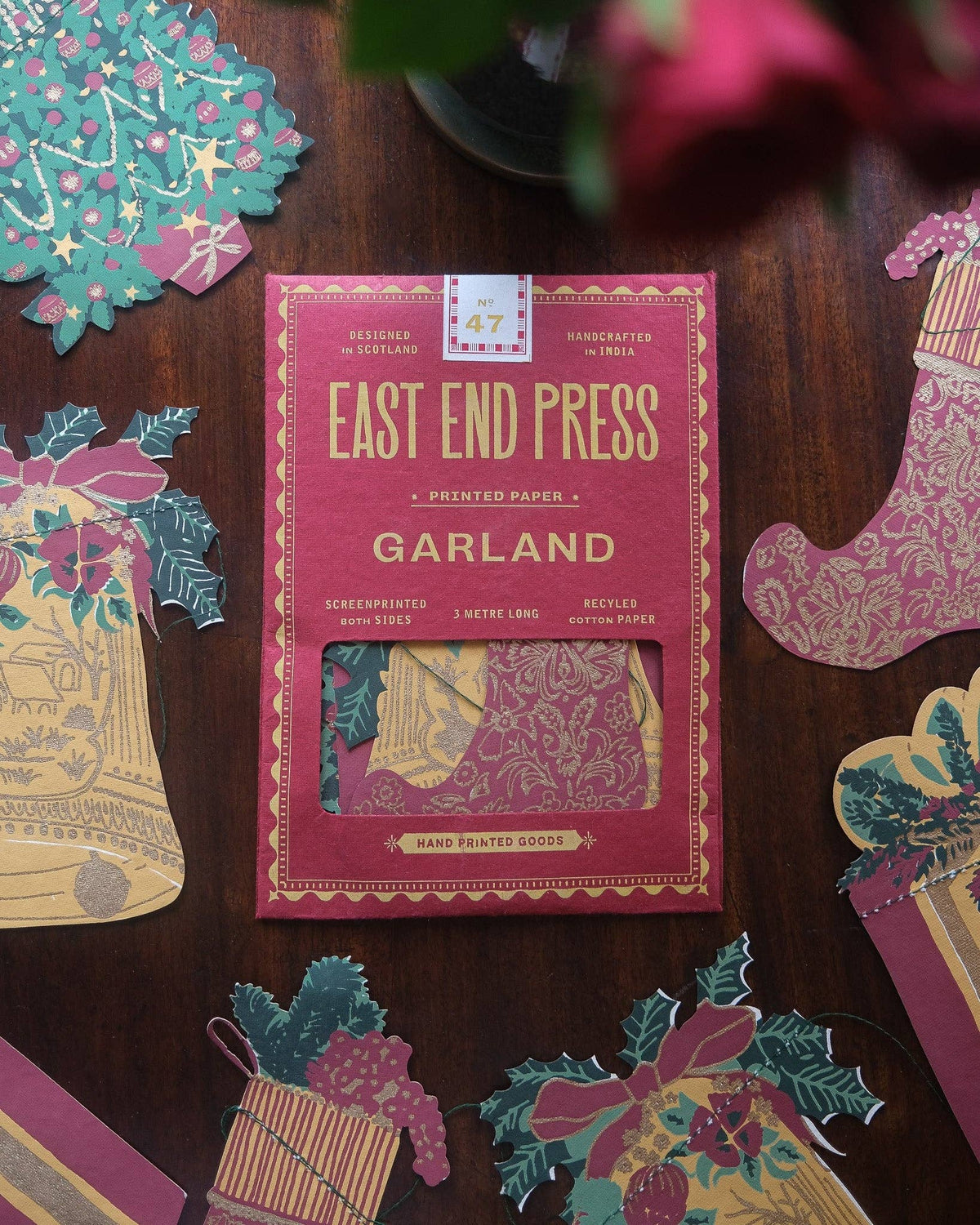 East End Press - CHRISTMAS SEWN GARLAND