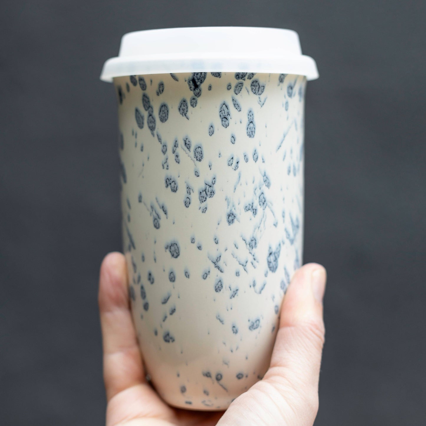 Dot Nova Ceramics Travel Mugs - Ceramic Travel Mug – 16oz with Lid & Sleeve