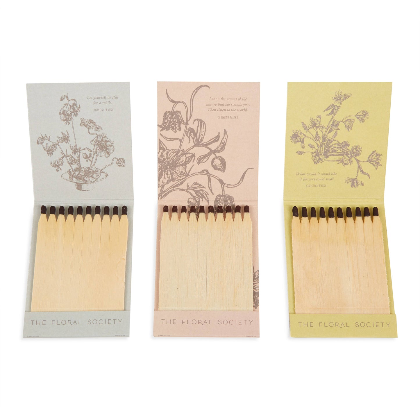 Botanical Matchbook