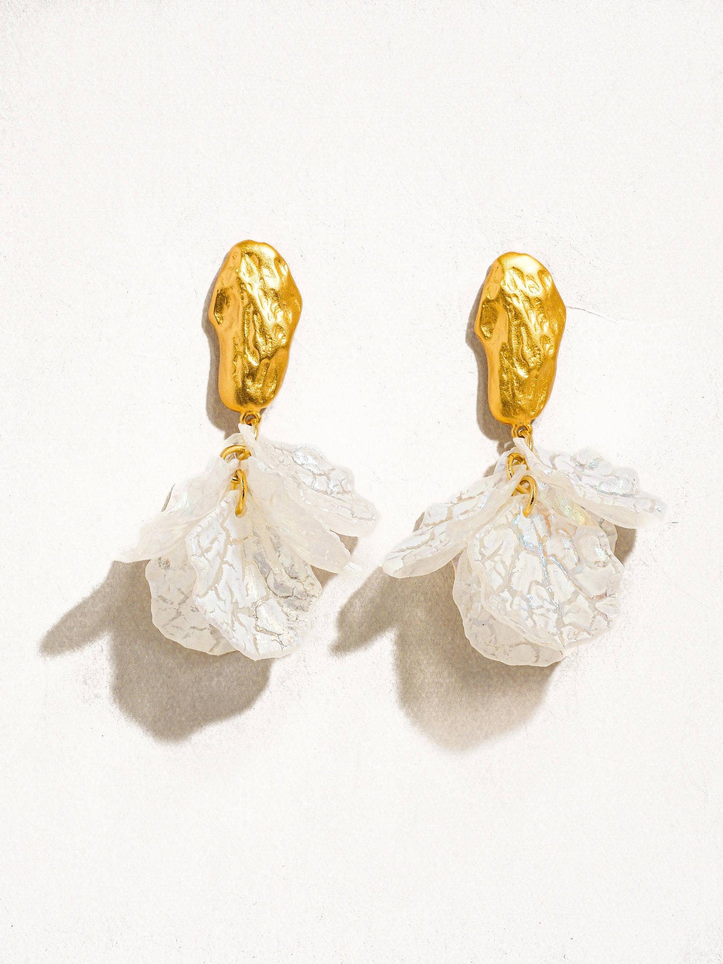 Sicilia 18K Gold Boho Floral Dangle Earring Flânerie by MAIQ