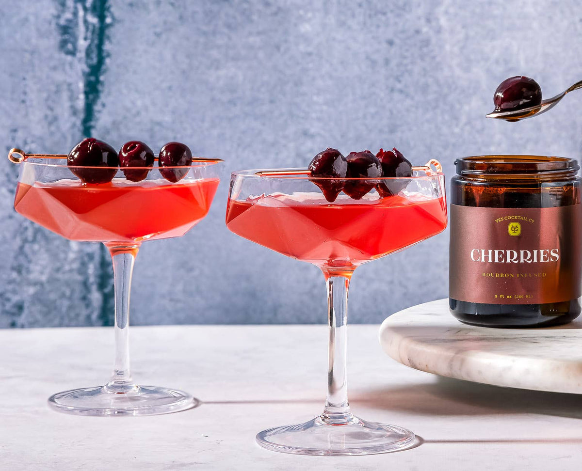 Boozy Cocktail Cherries - Yes Cocktail Co