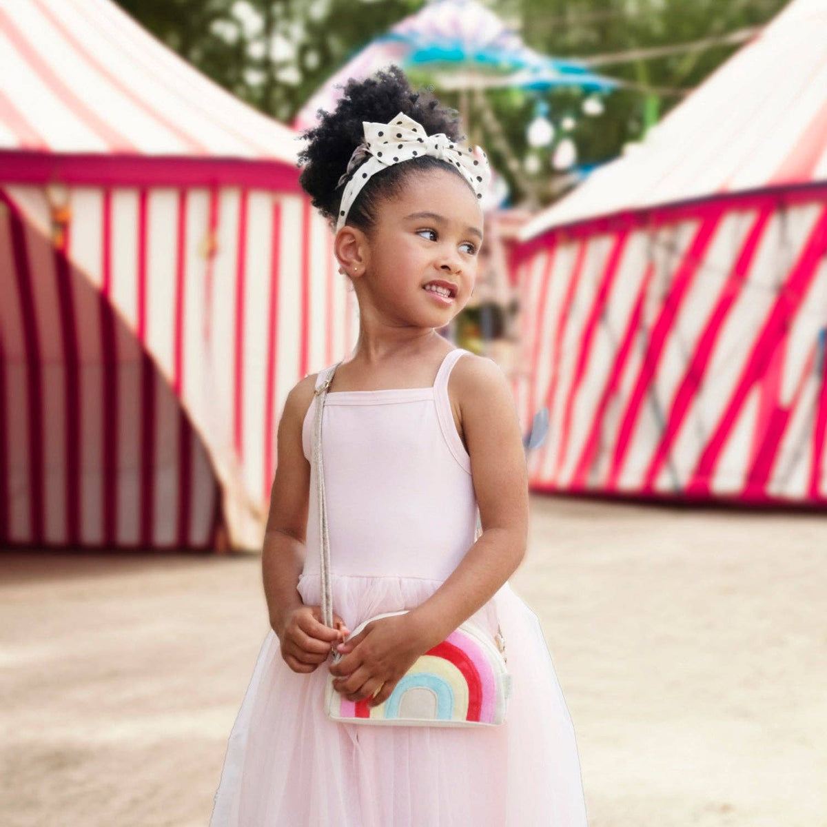 Polka Dot Double Bow Headband - Rockahula Kids US