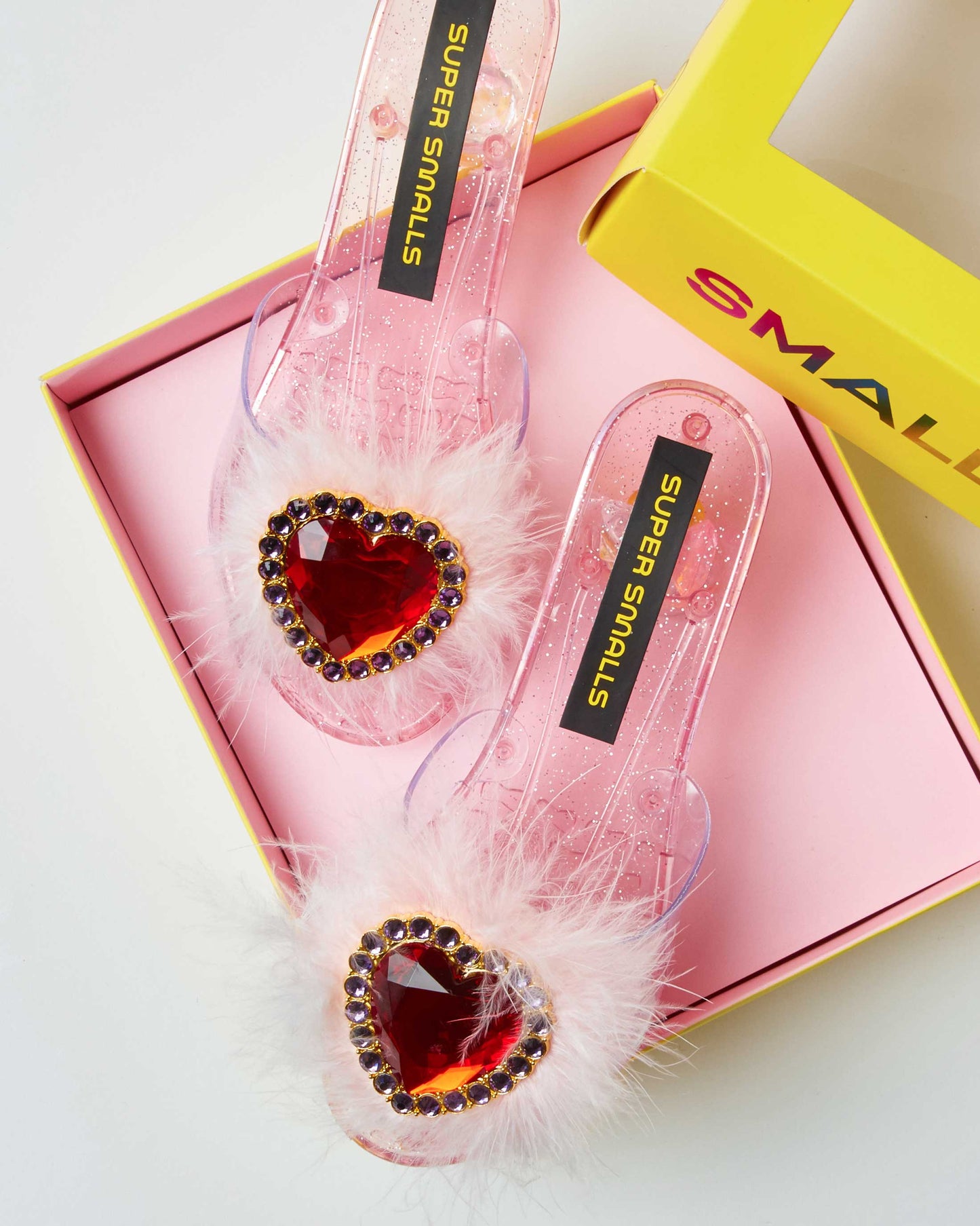 Red Heart Gem & Feather Play Shoes - Super Smalls