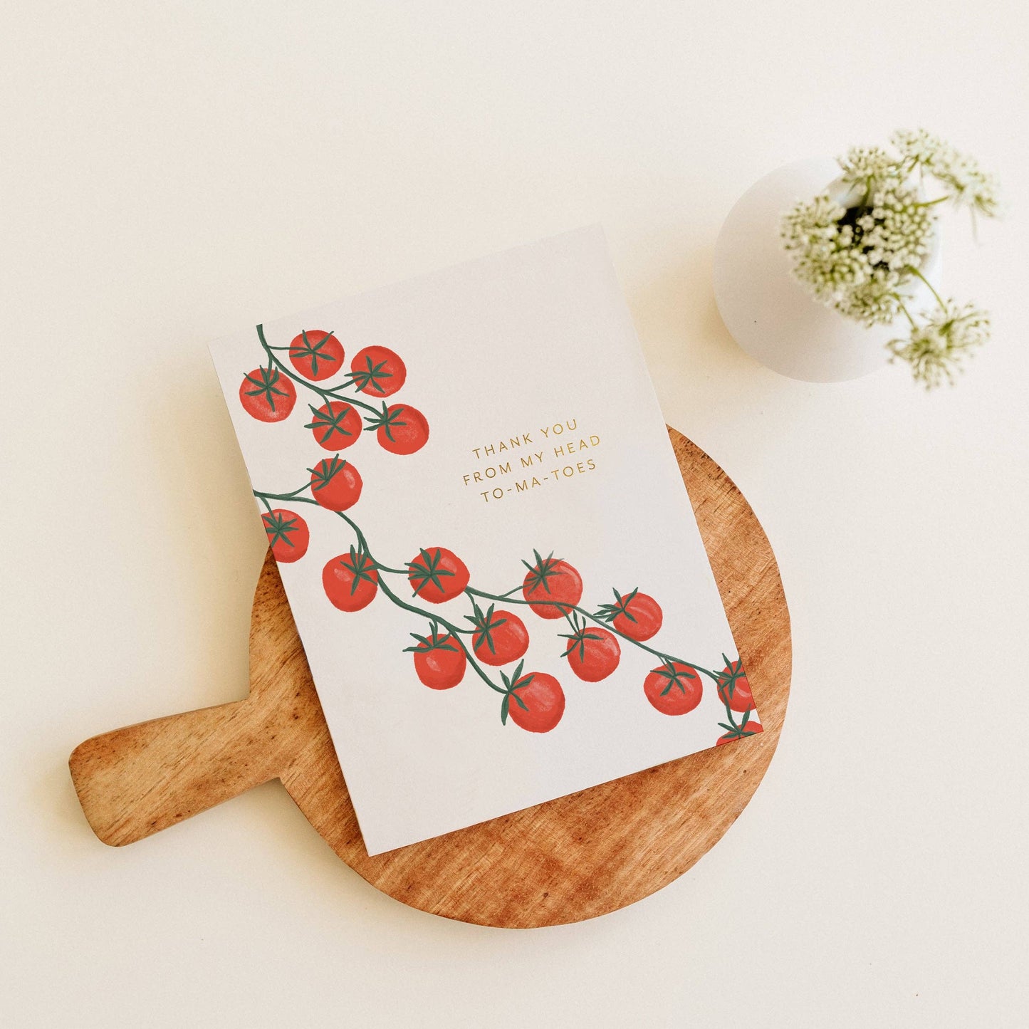 Thank You Tomatoes Greeting Card