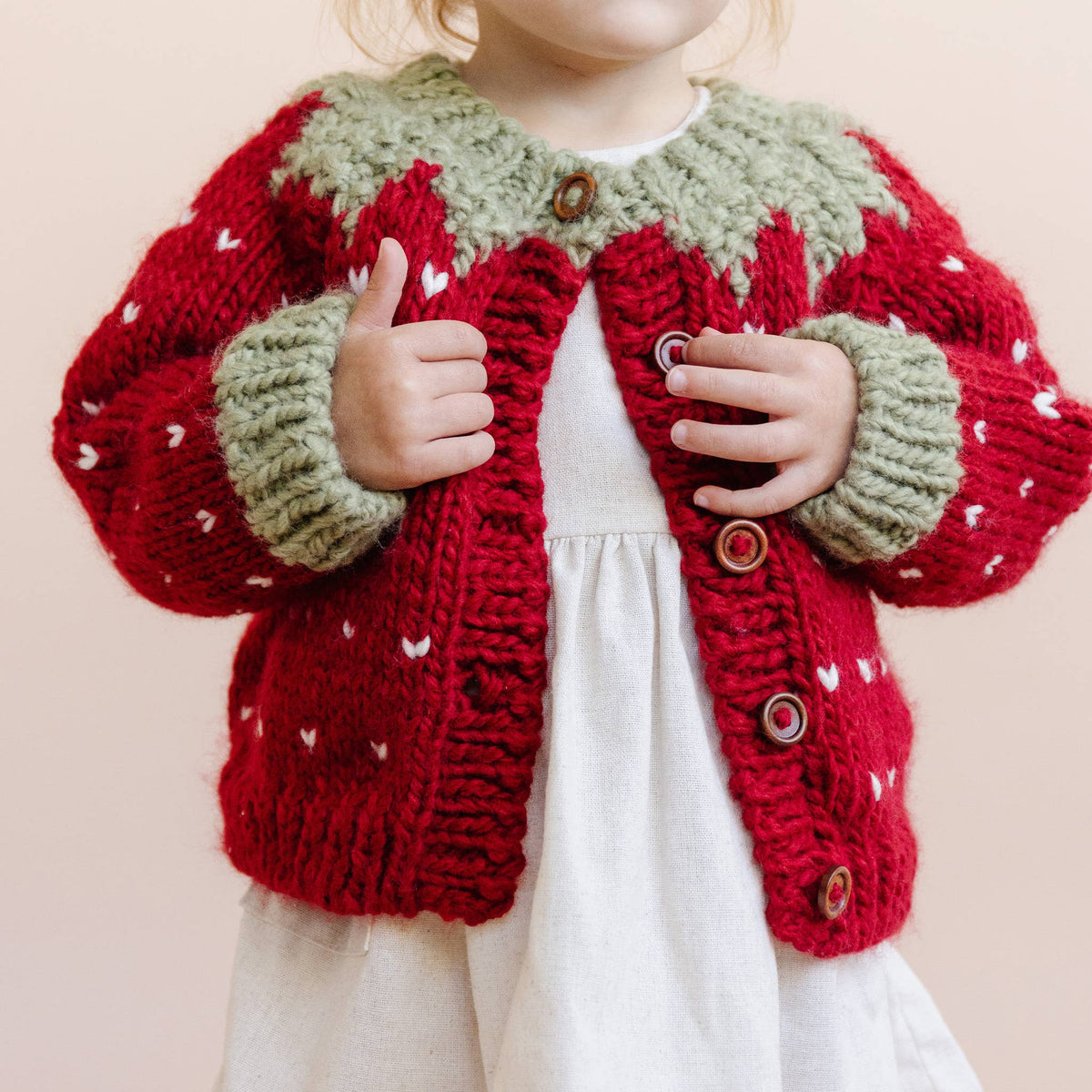 Strawberry Cardigan Baby & Kid Winter Fall Baby Girl Gift