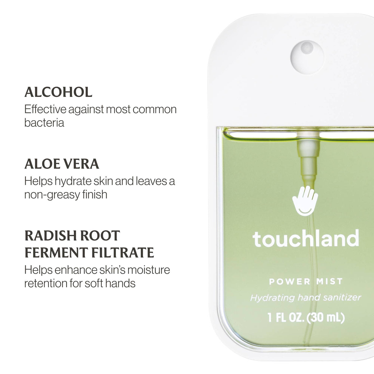 Applelicious Power Mist Hydrating Hand Sanitizer - Touchland