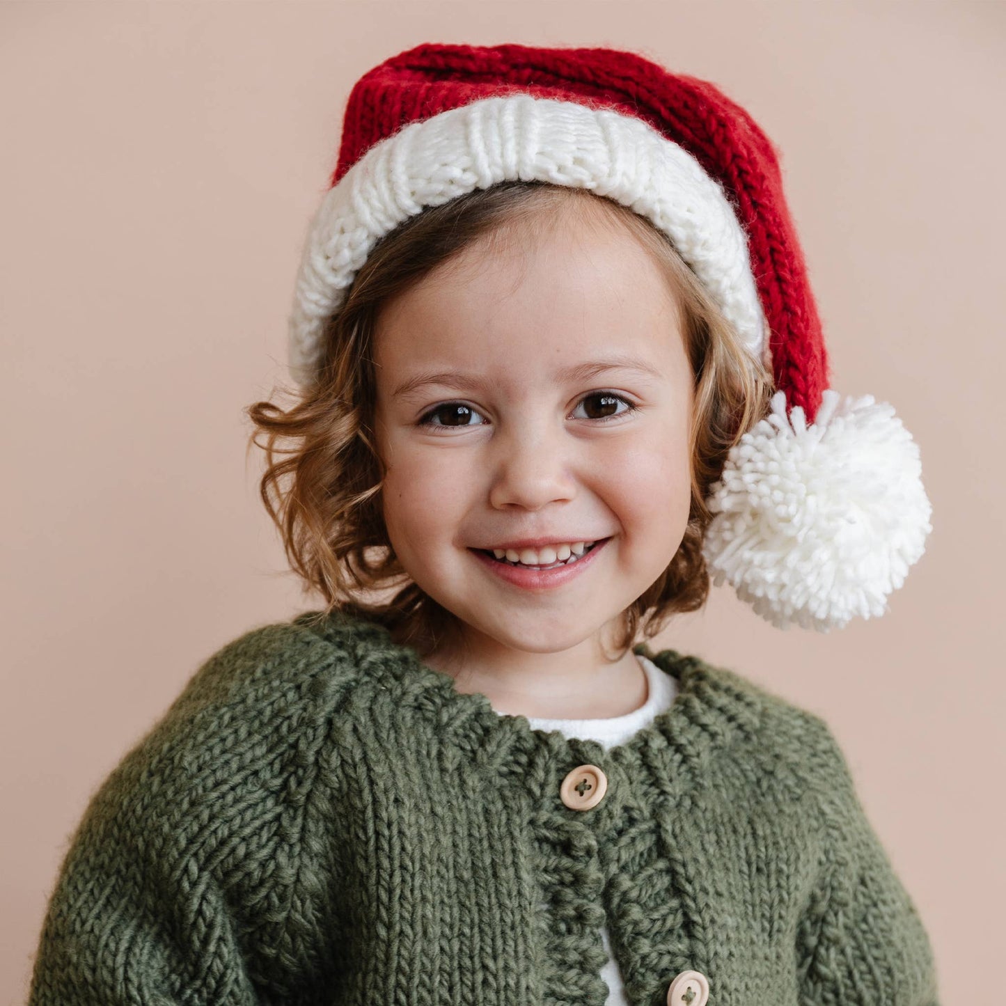 Santa Hat Kids Baby Christmas Holiday Gift - The Blueberry Hill
