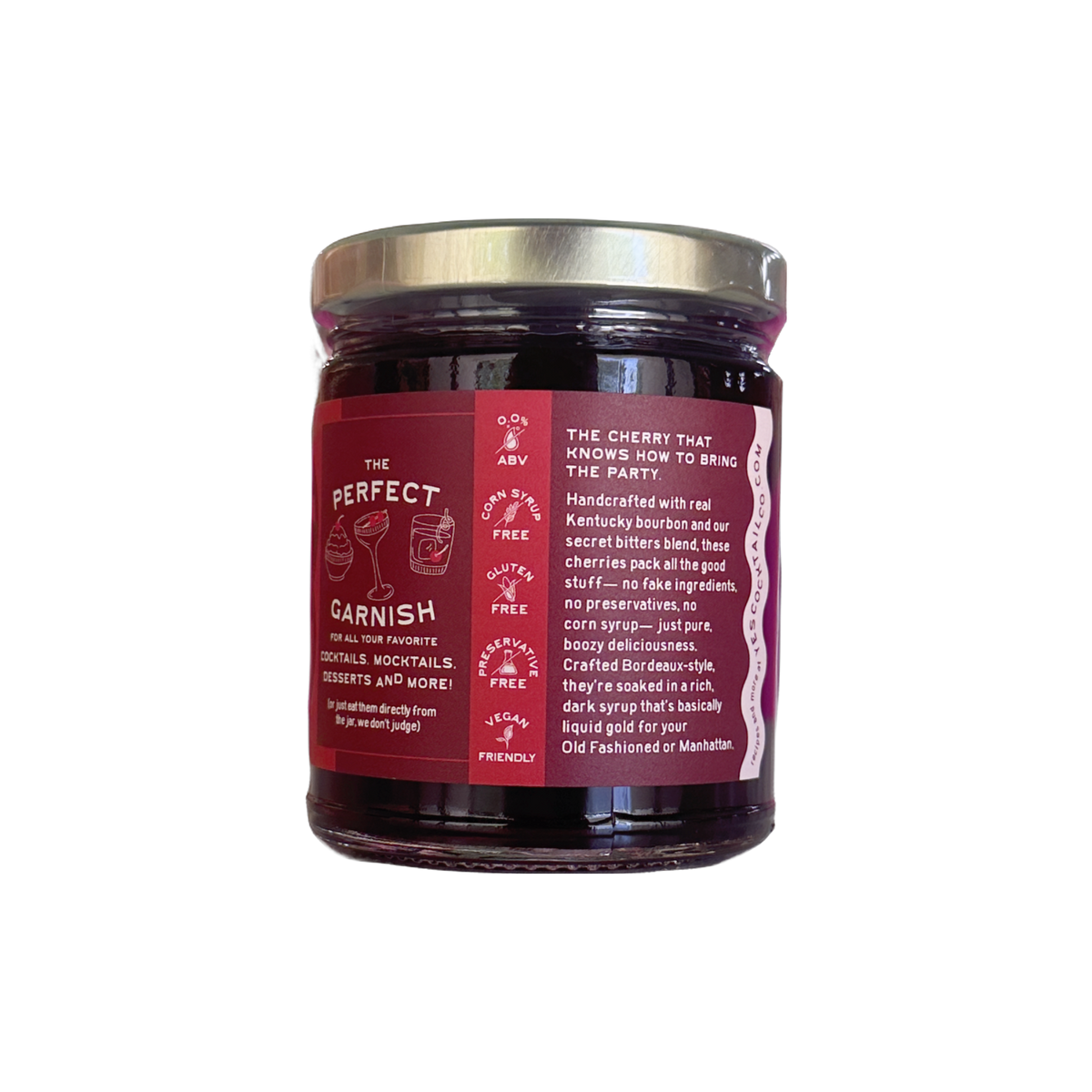 Boozy Cocktail Cherries - Yes Cocktail Co
