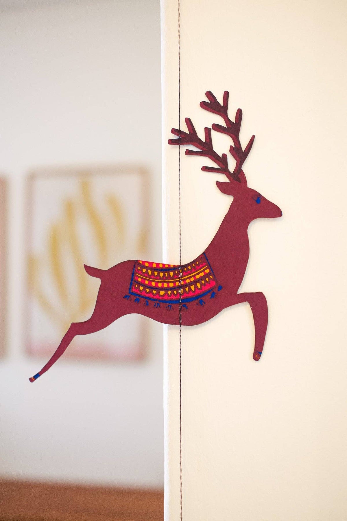 East End Press - REINDEERS SEWN GARLAND