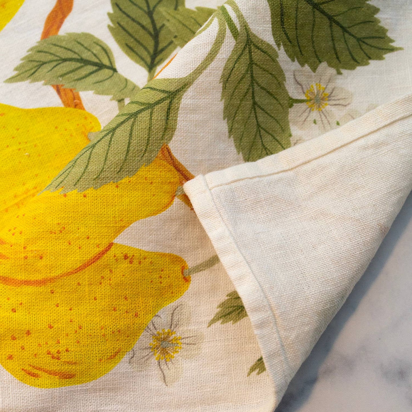PEAR ORCHARD | 100% LINEN TEA TOWEL - Botanica Paper Co.