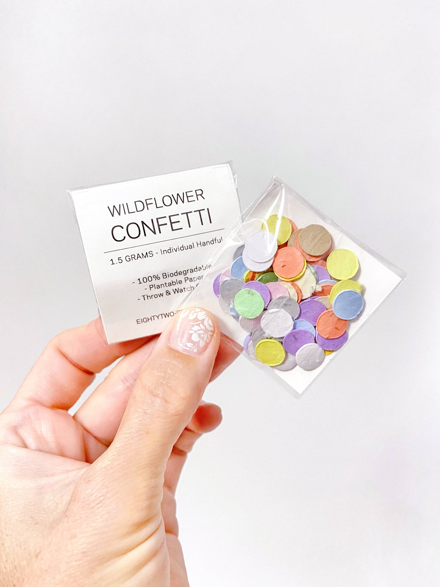 Studio 82° - Mini Wildflower Seed Confetti - Rainbow Light