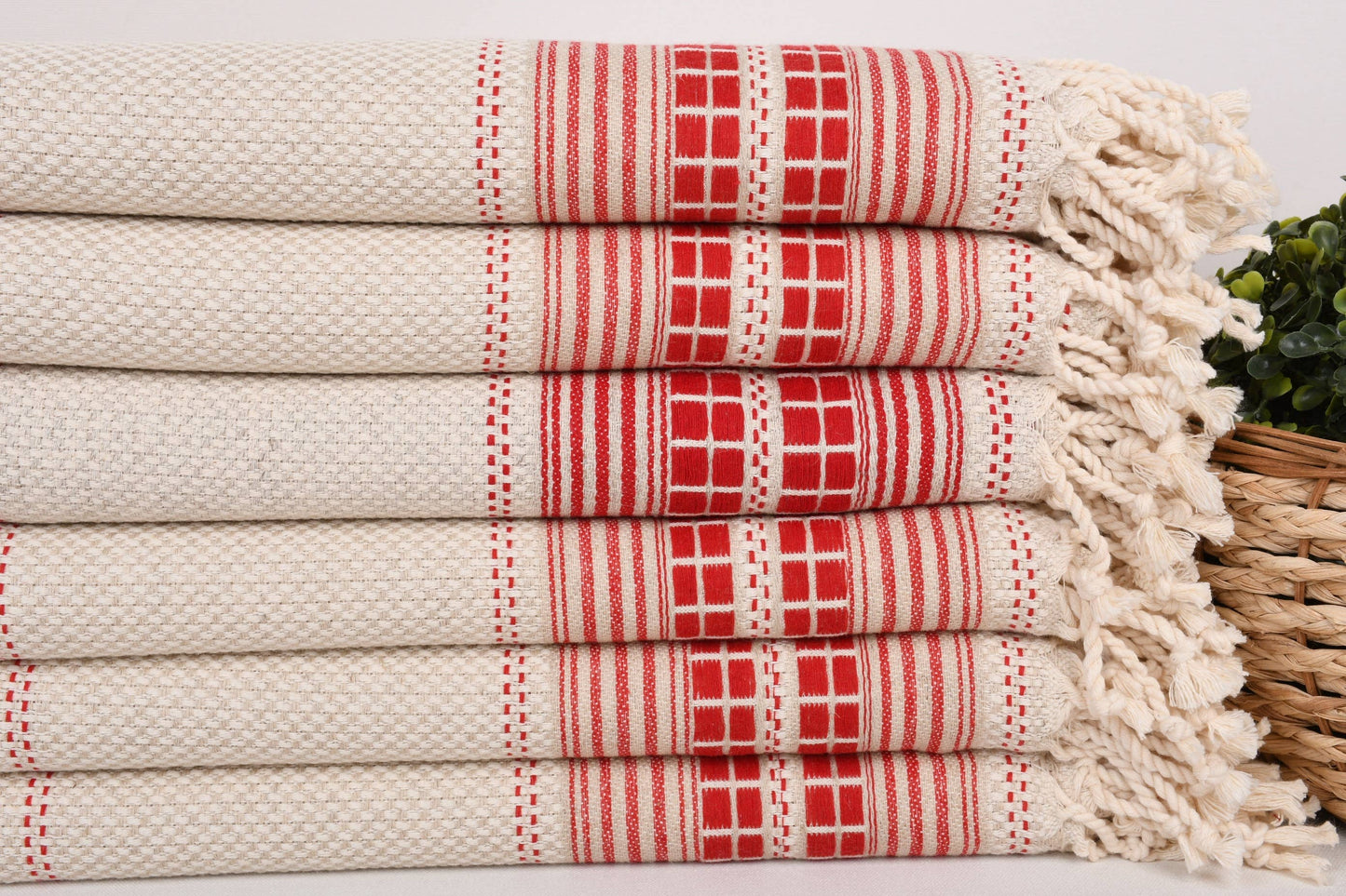 Red - Organic Turkish Towel