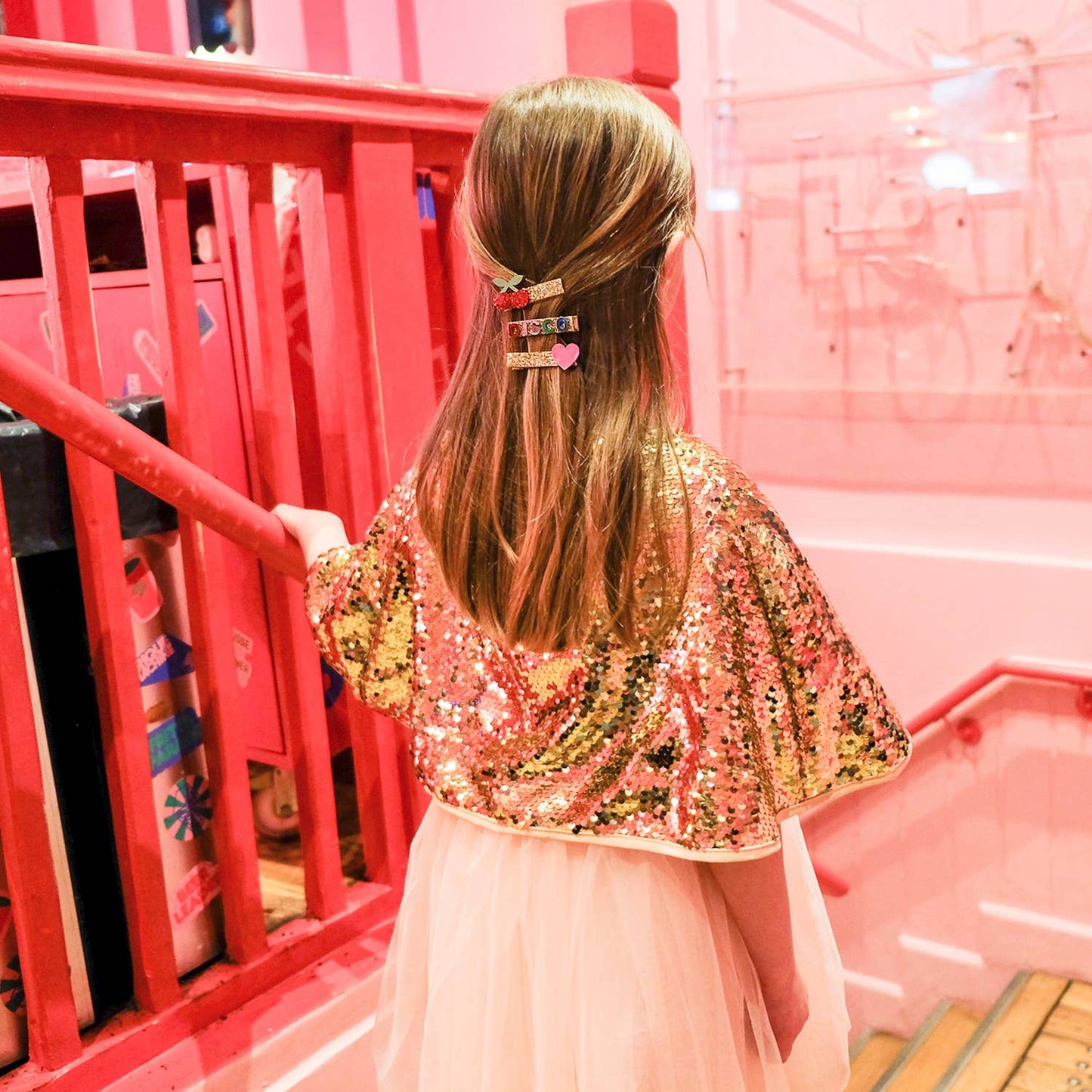 Gold Sequin Cape 3-10 Years - Rockahula Kids US