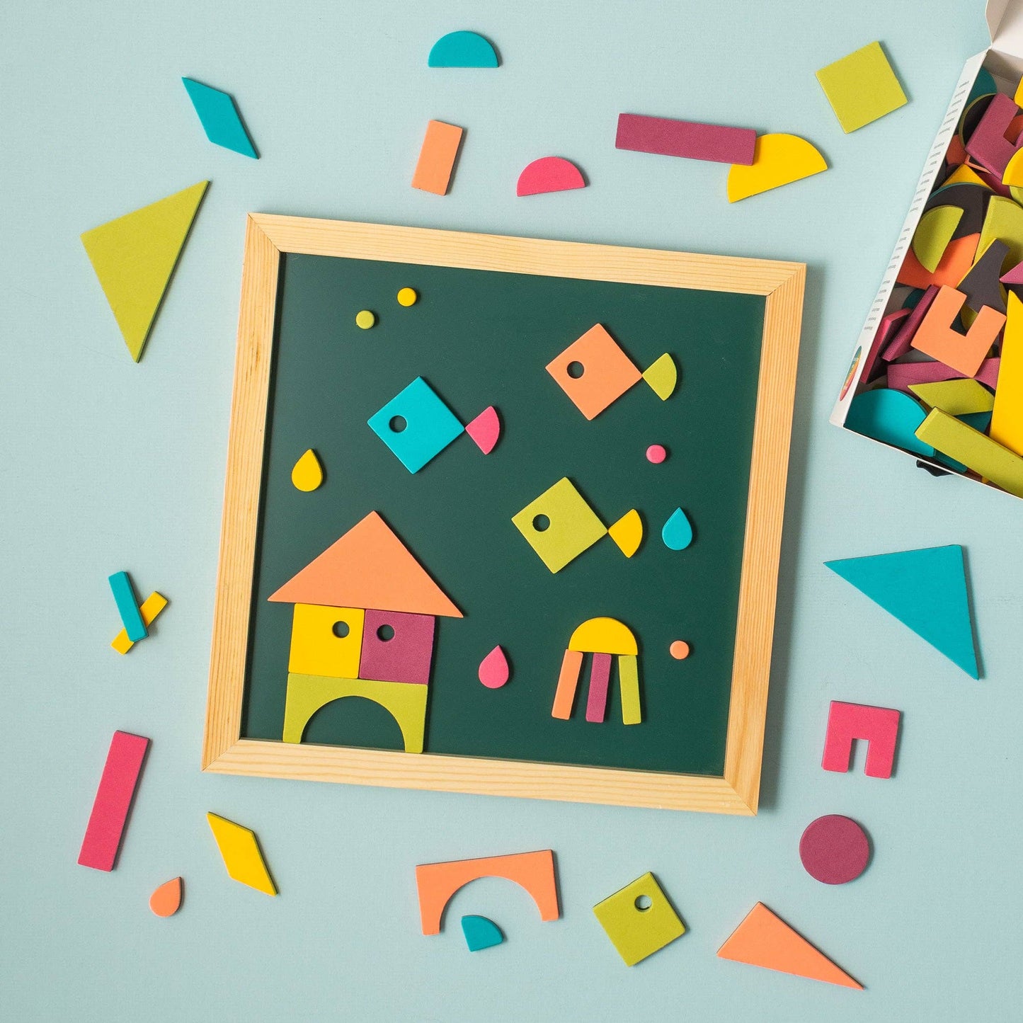 Rainbow Pop - Magnetic Shapes in Rainbow Pop- Type Set Co.